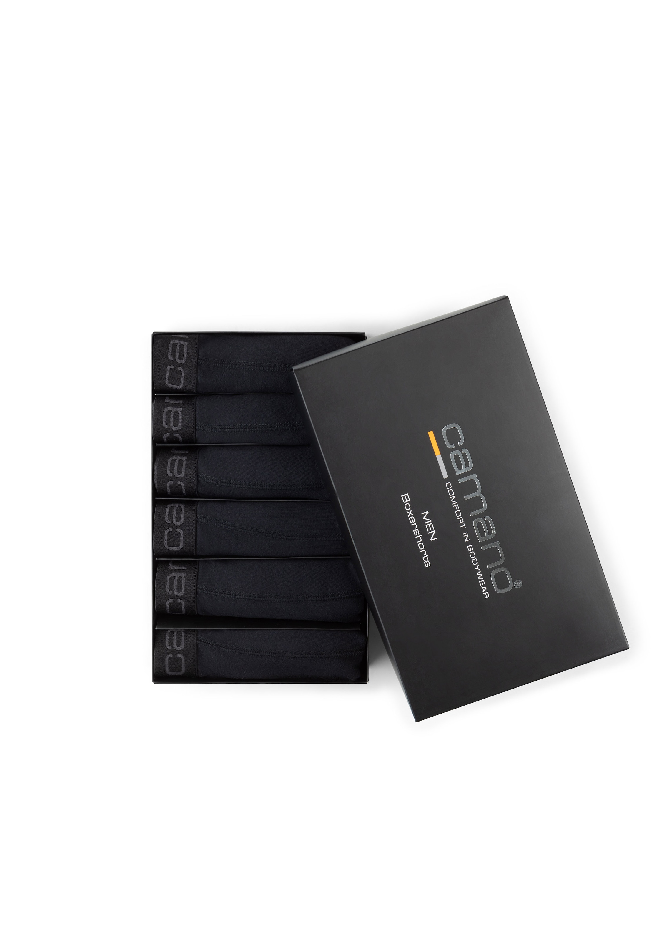 Camano Boxershorts »comfort« 6er Pack,  mit Stretch-Logobund