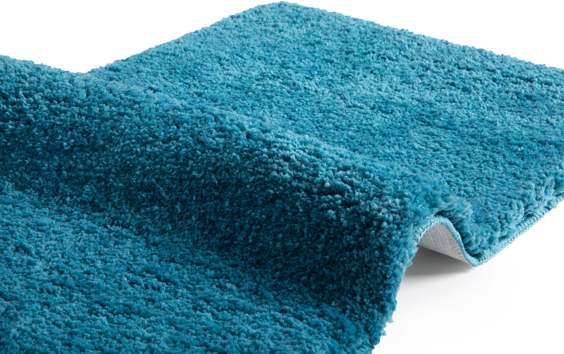 my home Badematte »Sanremo, Badvorleger, Badezimmer Teppich, sehr weich«, rutschhemmend beschichtet, fußbodenheizungsgeeignet-schnell trocknend, Badteppich, unifarben, rechteckig, rund & als 3-tlg. Set erhältlich