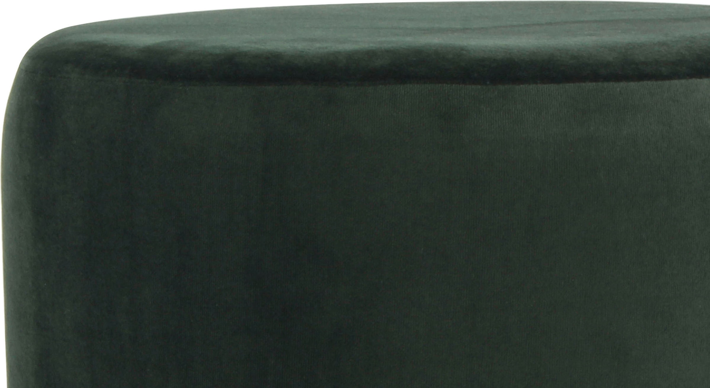 Kayoom Sitzhocker »Hocker Rebecca 825, Sitzpouf in runder Form,mit samtigem Bezug«, (1 St.), pflegeleicht, modern, vielseitig verwendbar, Sitzfläche gepolstert