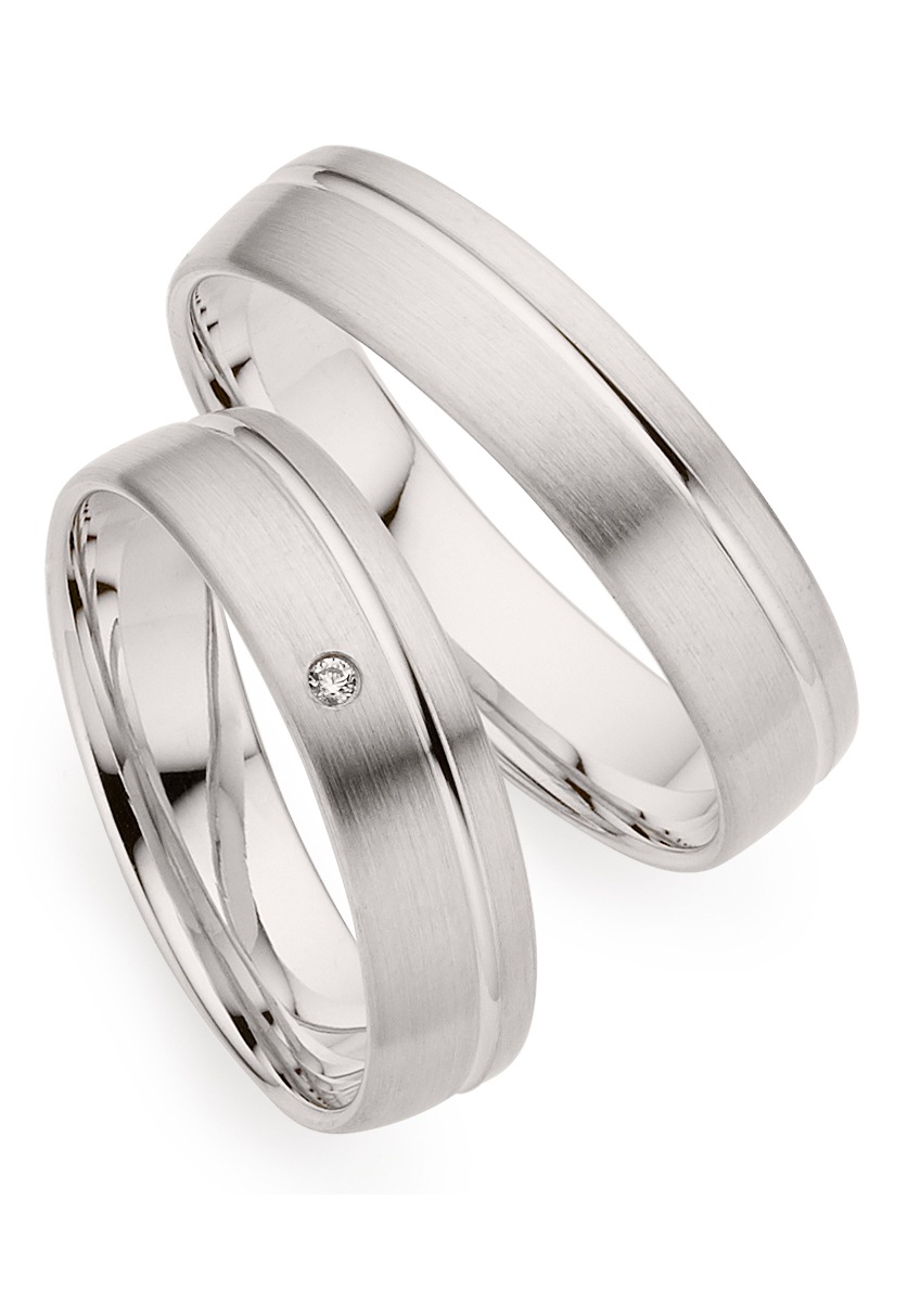 Phönix Trauring »Schmuck Geschenk Silber 925 Trauring Ehering LIEBE versch. Varianten«, Made in Germany - wahlweise mit oder ohne Brillant
