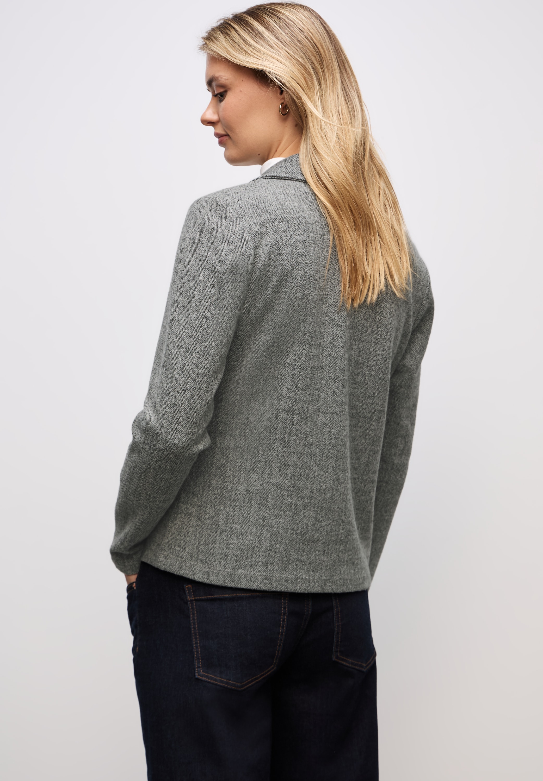 STREET ONE Jackenblazer , meliert, mit klassischem Reverskragen