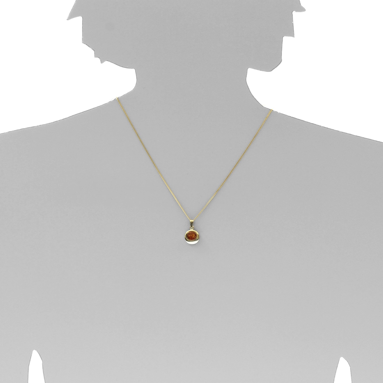 OSTSEE-SCHMUCK Kette mit Anhänger »Ostsee-Schmuck Kette mit Anhänger Alina 12 mm«