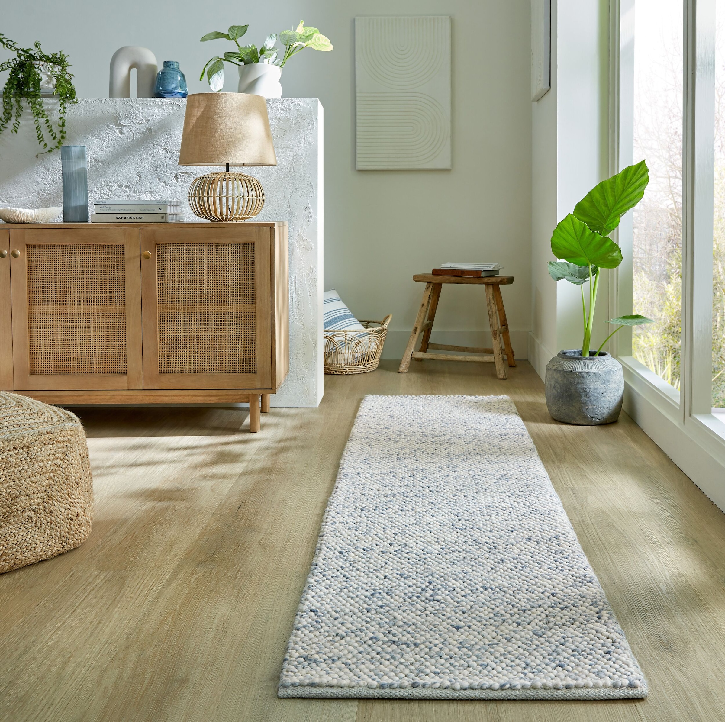 FLAIR RUGS Teppich »Minerals«, rechteckig, 3 mm Höhe, Neutraler Teppich aus günstig online kaufen