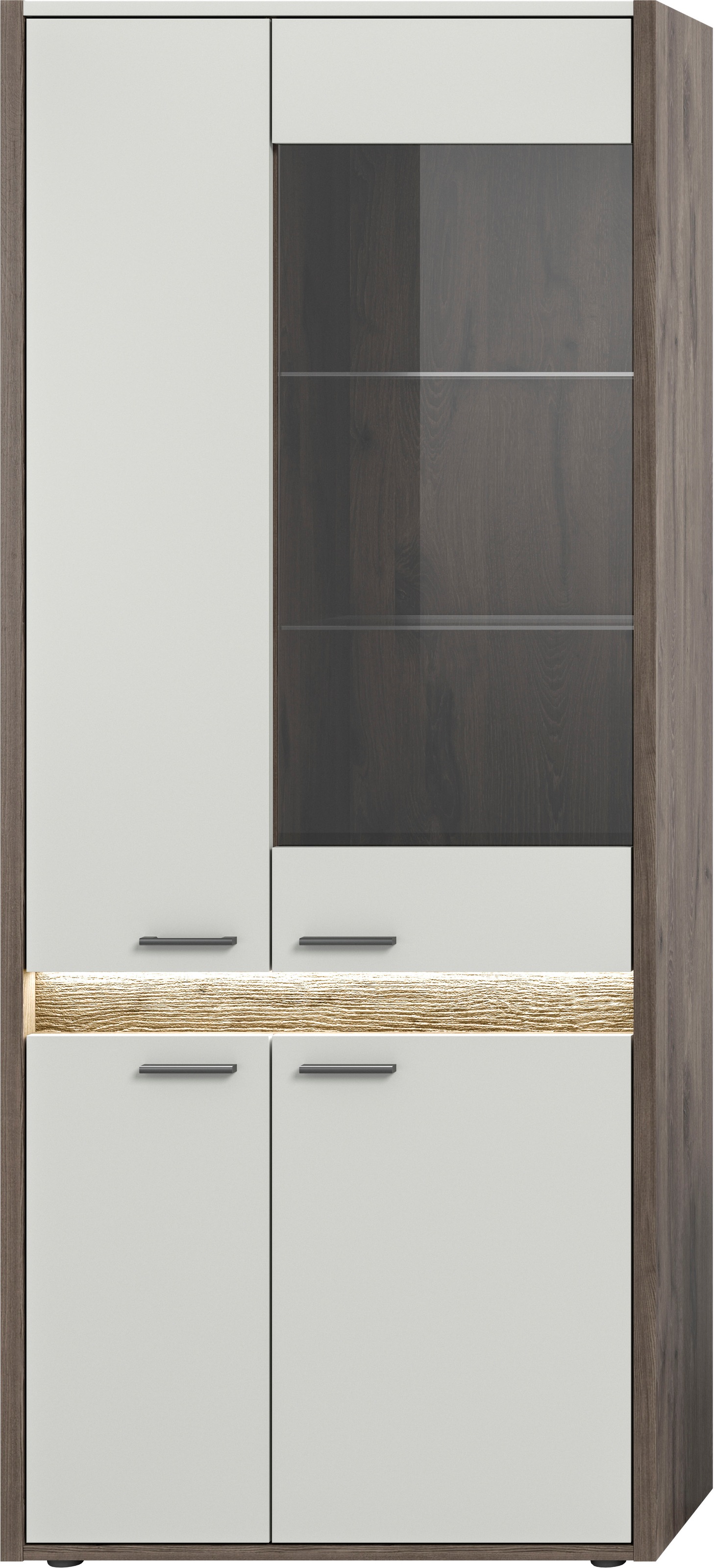 INOSIGN Vitrine »Treviso, Höhe 198 cm, inkl. Frontbeleuchtung, 4 Türen, 2 G günstig online kaufen