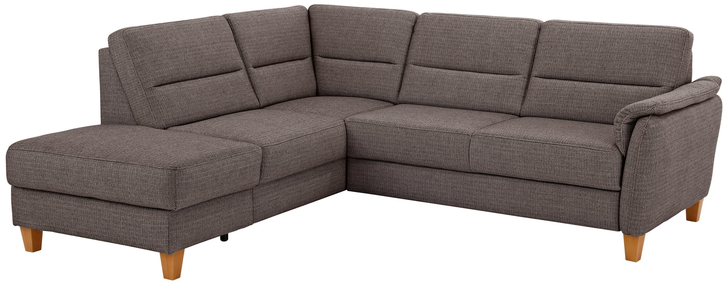Home affaire Ecksofa »Palmera L-Form«, Federkern, wahlweise mit Bettfunktion und mit/ohne Stauraum