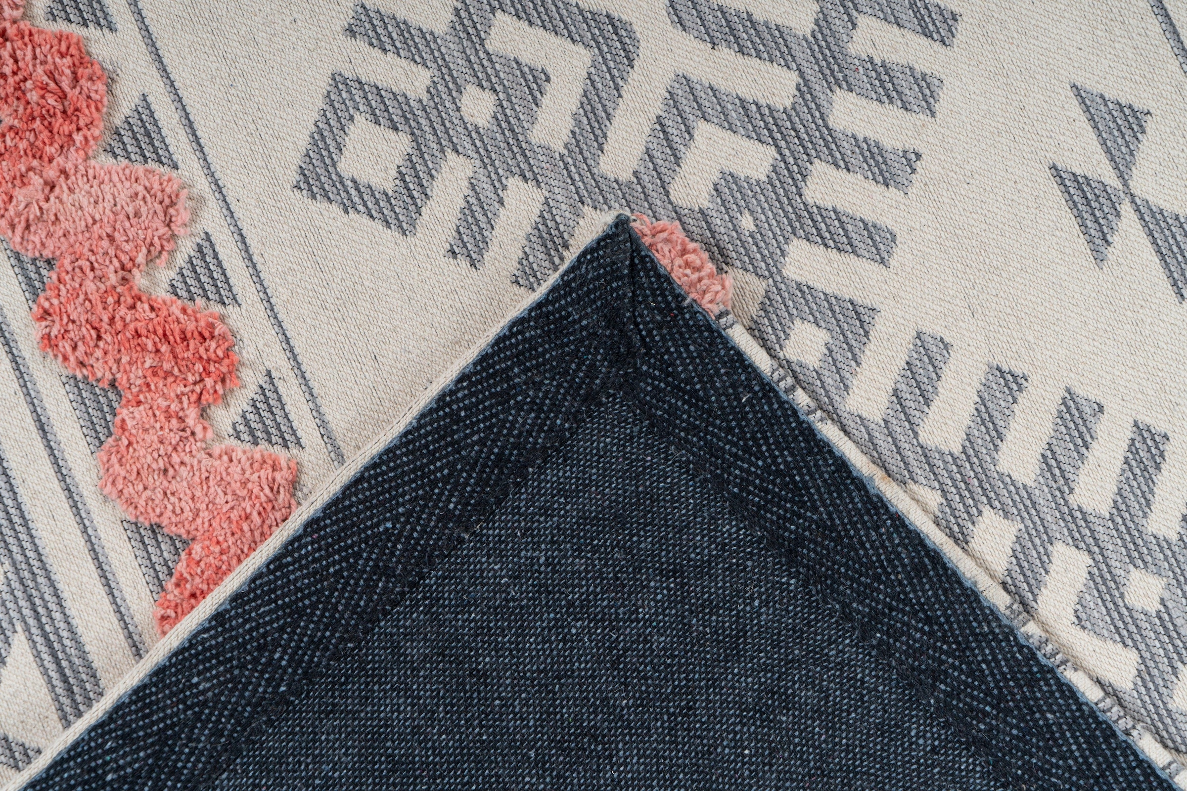 my home Teppich »Darius« rechteckig 10 mm Höhe Hoch-Tief, Pastell, Wohnzimmer