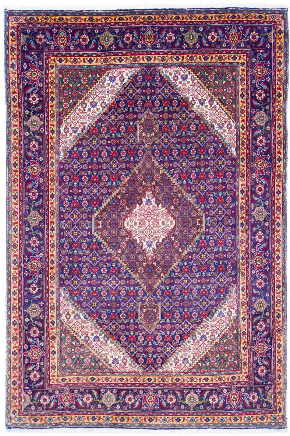 morgenland Wollteppich »Täbriz 40 Raj Medaillon Viola 302 x 200 cm«, rechte günstig online kaufen