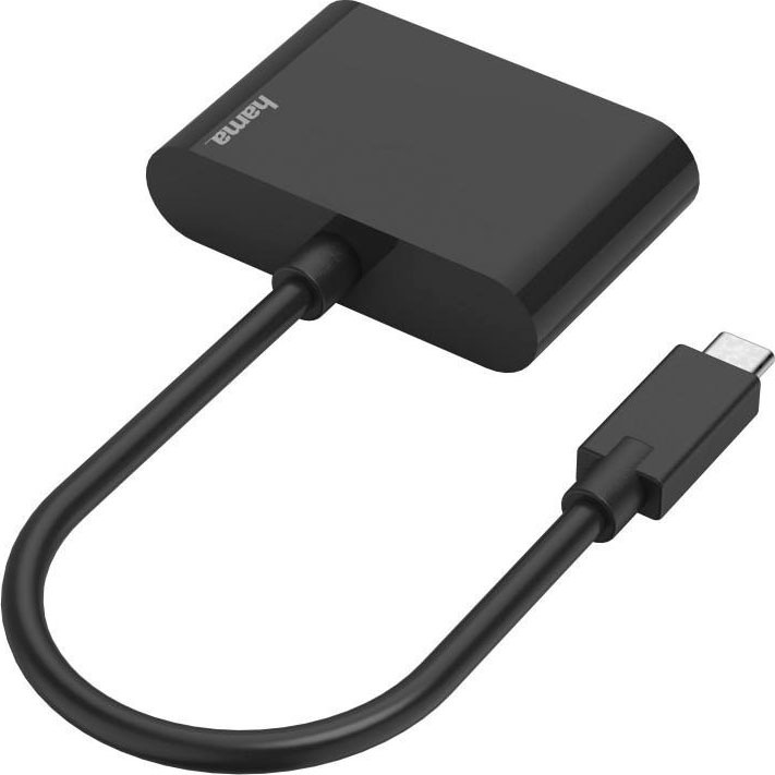 Hama USB-Adapter »Video-Adapter 2in1 USB-C-Stecker-VGA & HDMI™-Buchse Ultra-HD 4K«, USB-C zu HDMI-VGA, 10 cm