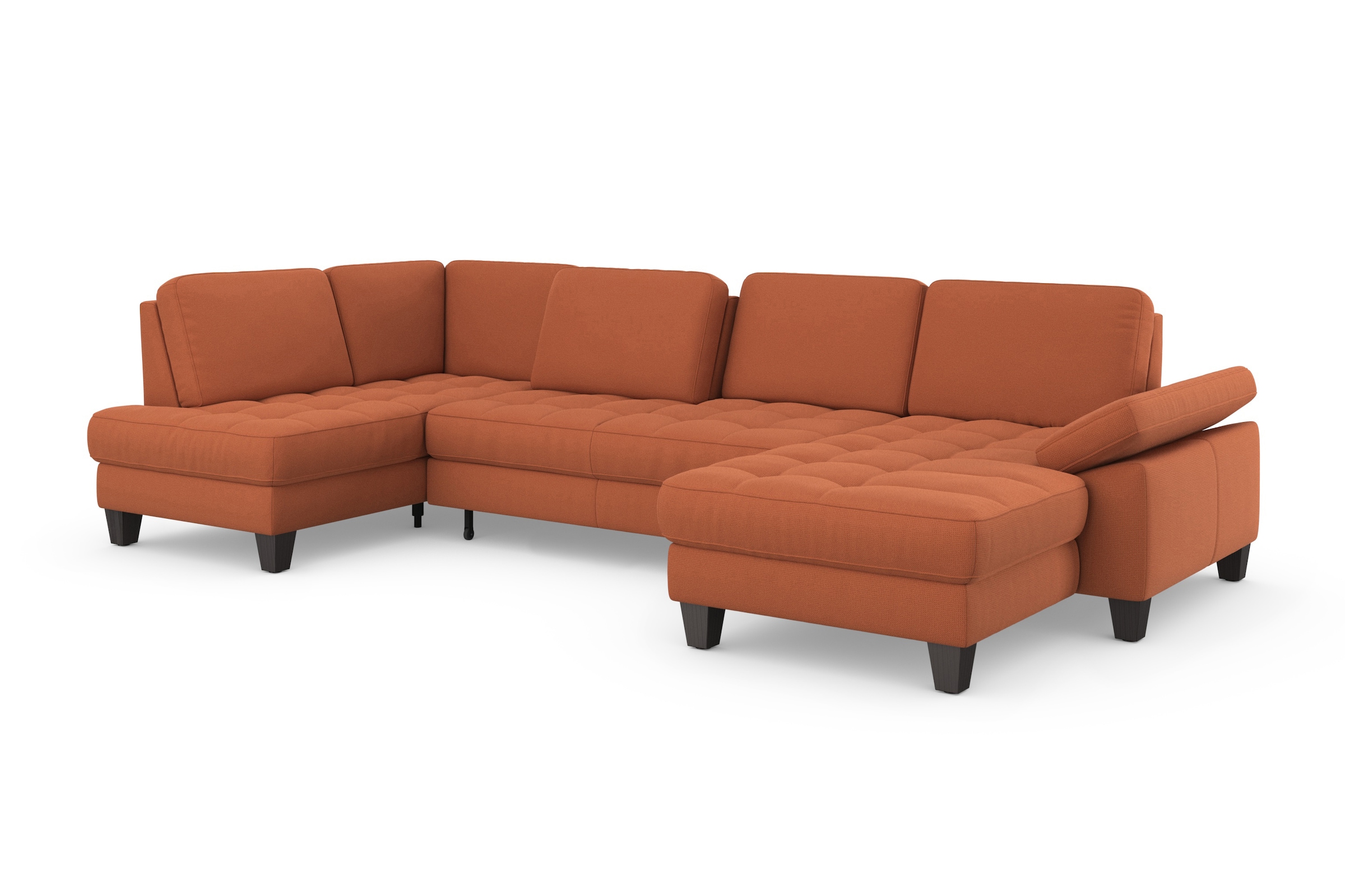 sit&more Wohnlandschaft »Westham U-Form«, wahlweise mit Bettfunktion, Bettkasten, Sitztiefenverstellung