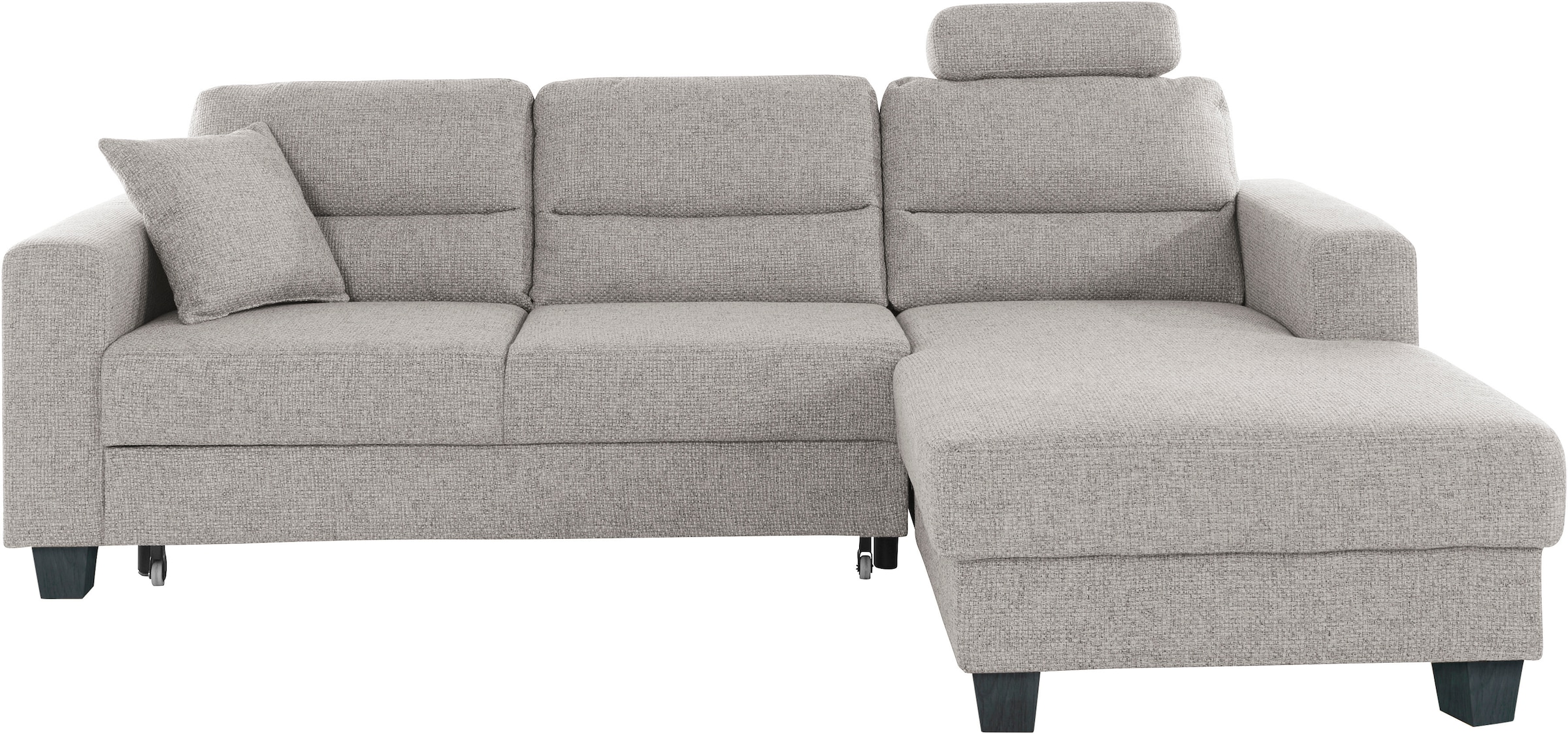 TRENDMANUFAKTUR Ecksofa »Chamber, zeitlos und modern, hoher Sitzkomfort, L- günstig online kaufen
