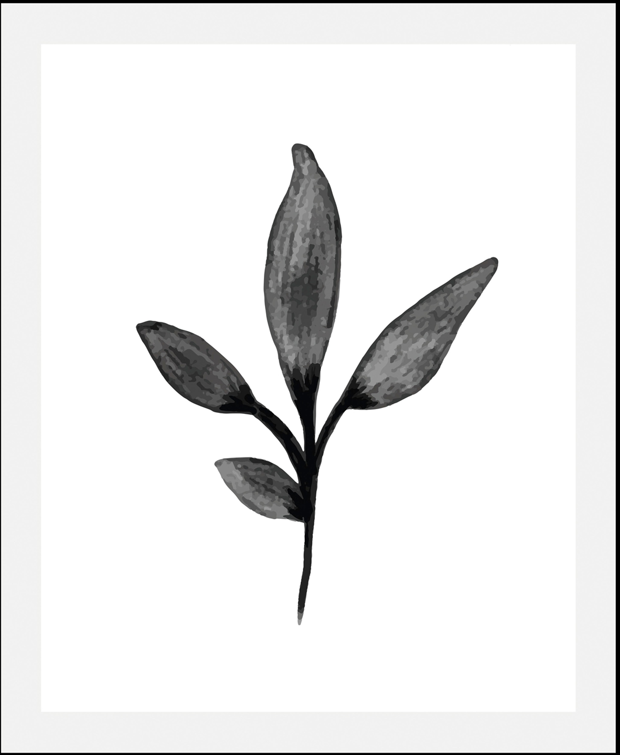 queence Bild »Hille«, (1 St.), HD Premium Poster-Druck inkl. Holzrahmen günstig online kaufen