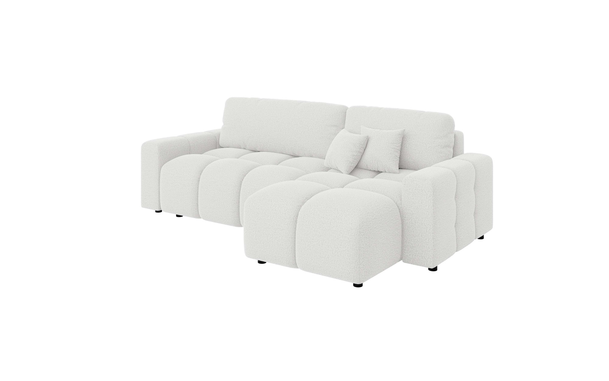Home affaire Ecksofa »FELICI, Schlafsofa 233cm, L-Form mit Recamiere beidseitig montierbar« Designsofa mit Bettfunktion und Bettkasten, Maße B/T/H: 233/142/88 cm