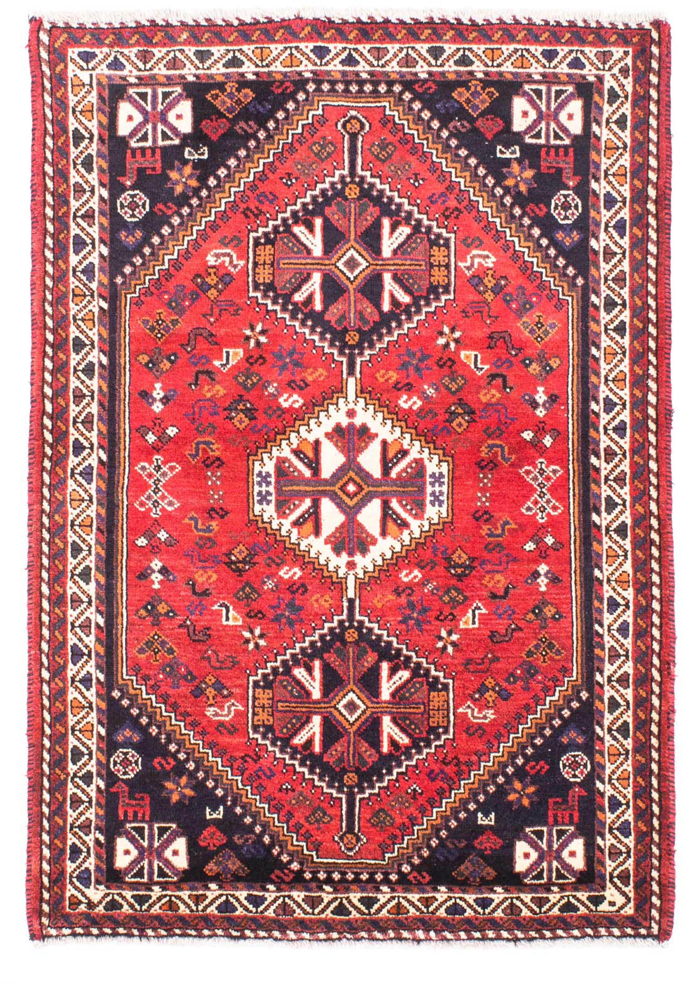 morgenland Orientteppich »Perser - Nomadic - 169 x 115 cm - dunkelrot«, rec günstig online kaufen