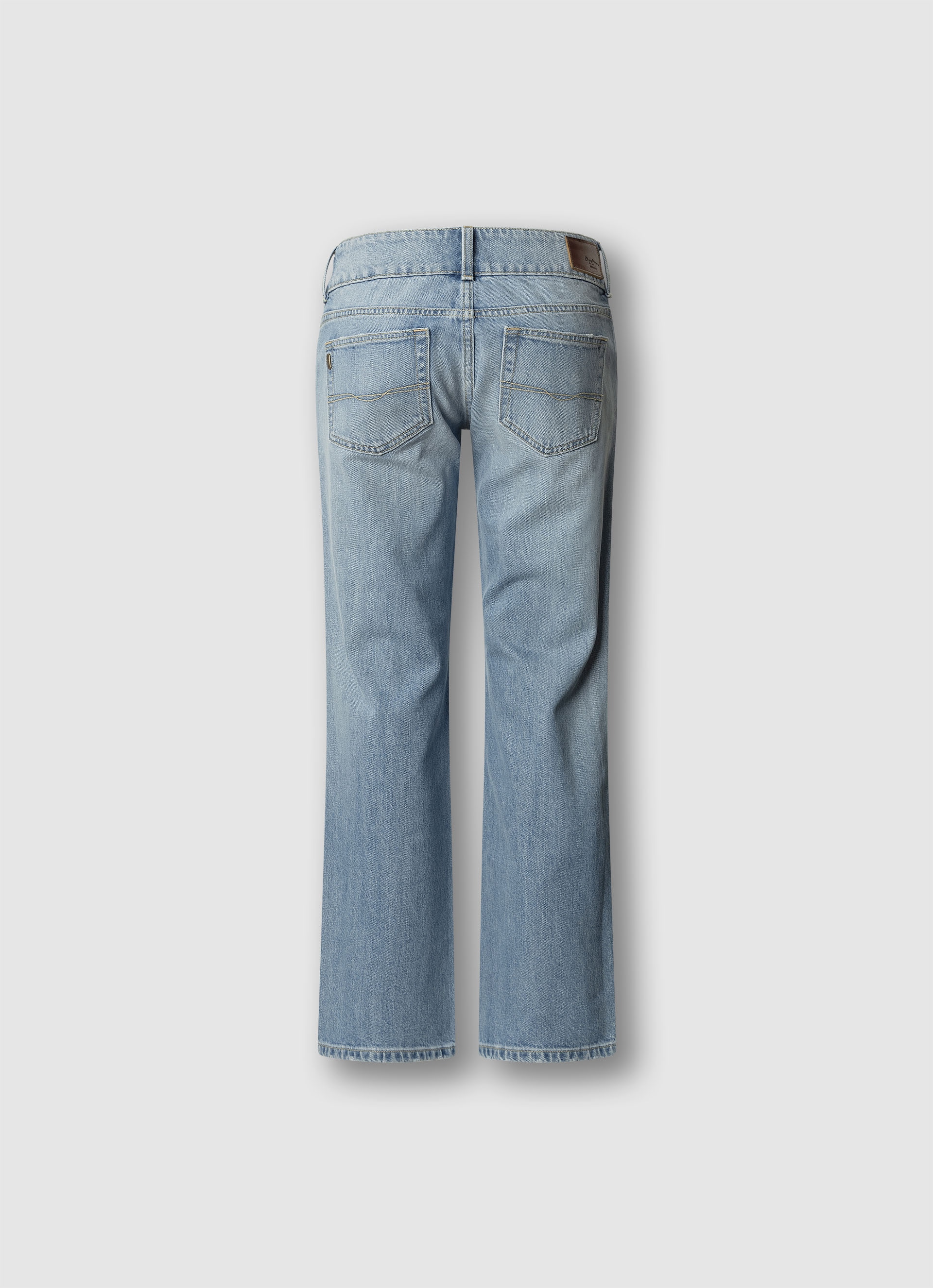 Pepe Jeans »STRAIGHT JEANS LW« mit doppeltem Knopfverschluss