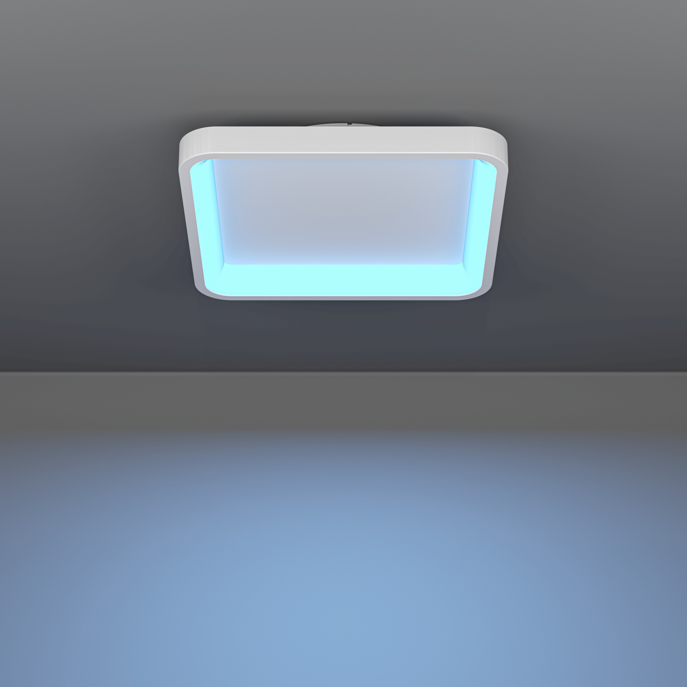 EGLO Deckenleuchte »LORETELLO-Z Deckenlampe - Stahl - LED - 20W - IP20« LED-Modul 1 Stk. Kaltweiß | Neutralweiß | RGB | Warmweiß Wohzimmerlampe, Esszimmerlampe, Flur, Schlafzimmer, L35 x B35 x H7,5cm