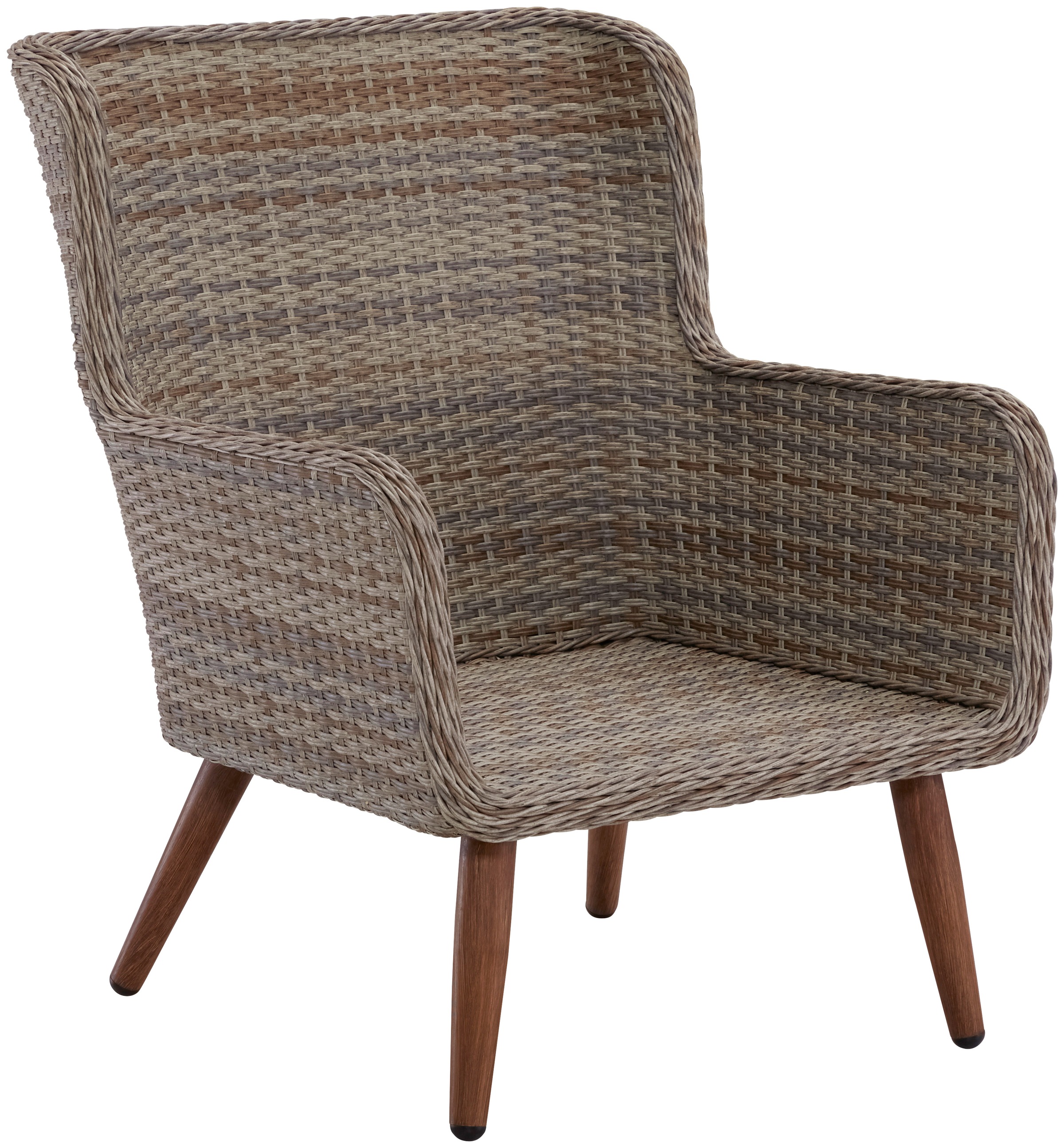 KONIFERA Gartenlounge-Set »Malibu«, (14 tlg.), 3er Sofa, 2 Sessel, Tisch, Polyrattan
