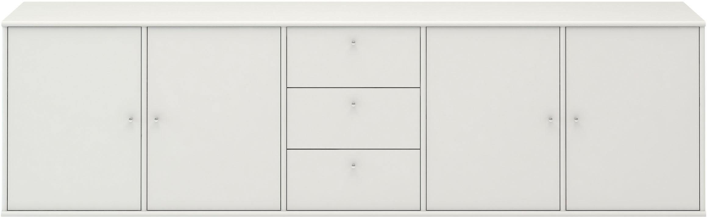 Hammel Furniture Sideboard »Mistral, Hochwertig Schrank, hängend/stehend montierbar«, mit Türen und Schubladen, B: 220 cm, anpassungsbar Designmöbel
