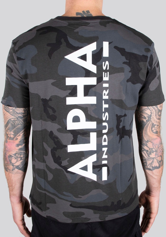 Alpha Industries Rundhalsshirt »Backprint T Camo«