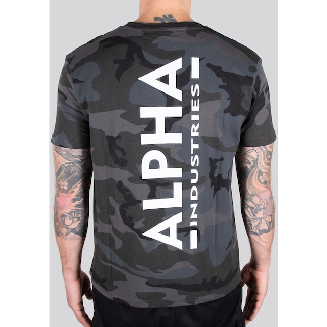 Alpha Industries Rundhalsshirt »Backprint T Camo«