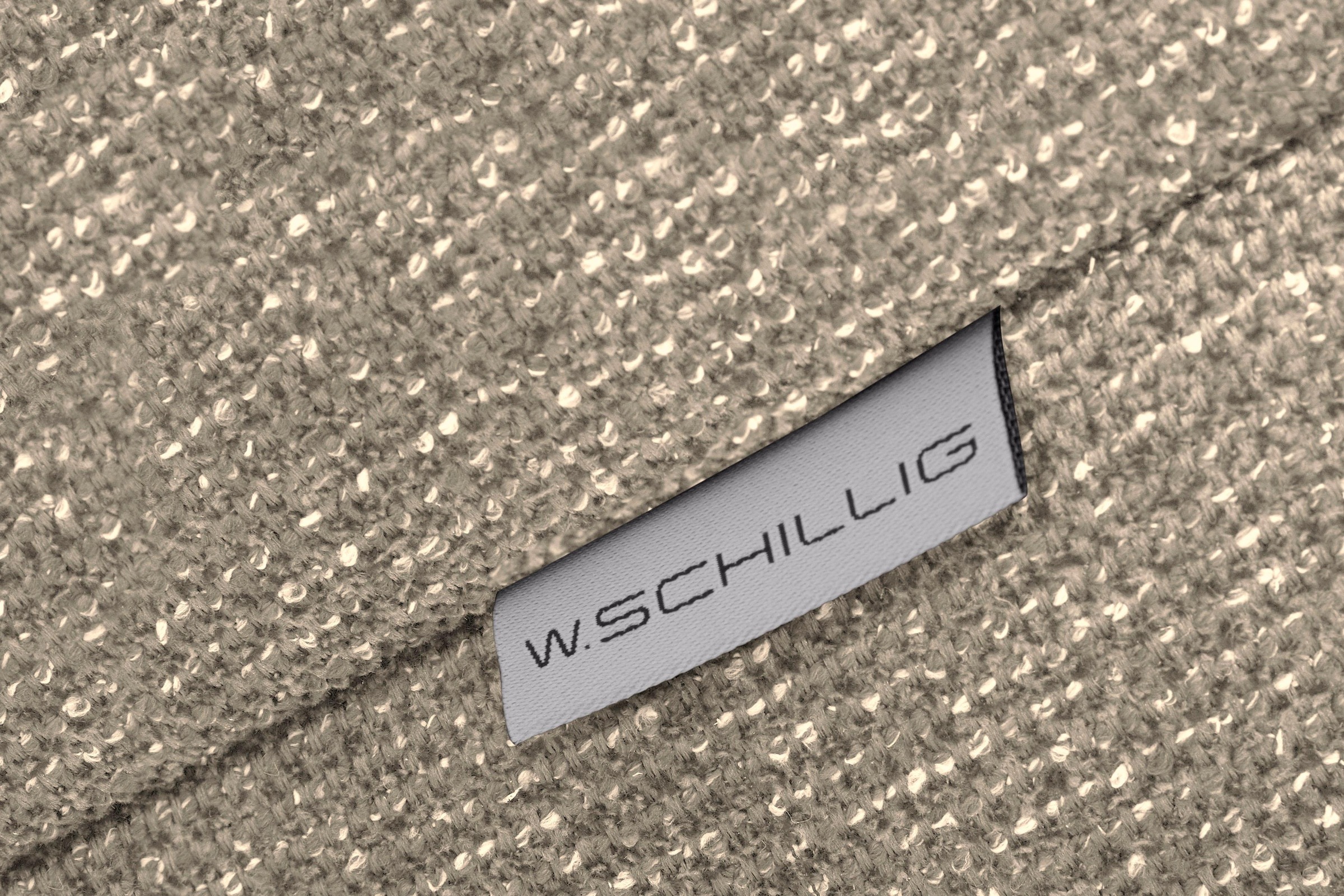 W.SCHILLIG 2-Sitzer »finn«, German Design Award 2016, Fußgestell Chrom glänzend, Breite 230 cm
