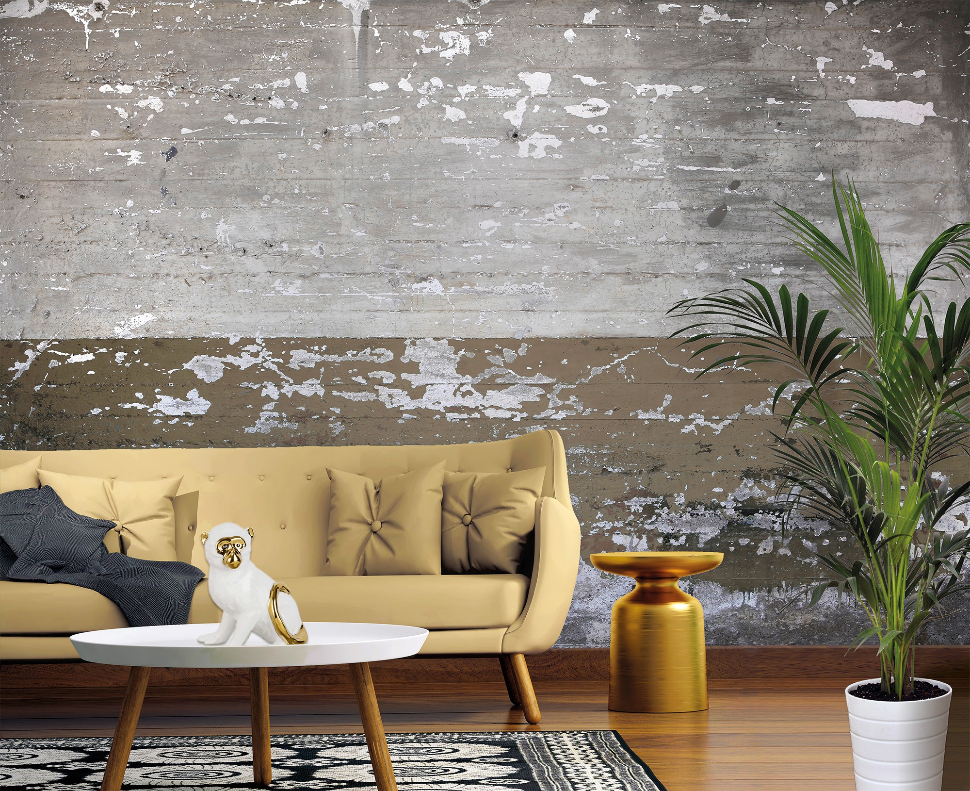 living walls Fototapete »Designwalls Concrete Coated« glatt Vlies, Wand, Sc günstig online kaufen