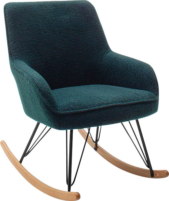 MCA furniture Schaukelstuhl »HOPKINS«, 1 St., Microfaser, Kufe: Buche, eich günstig online kaufen