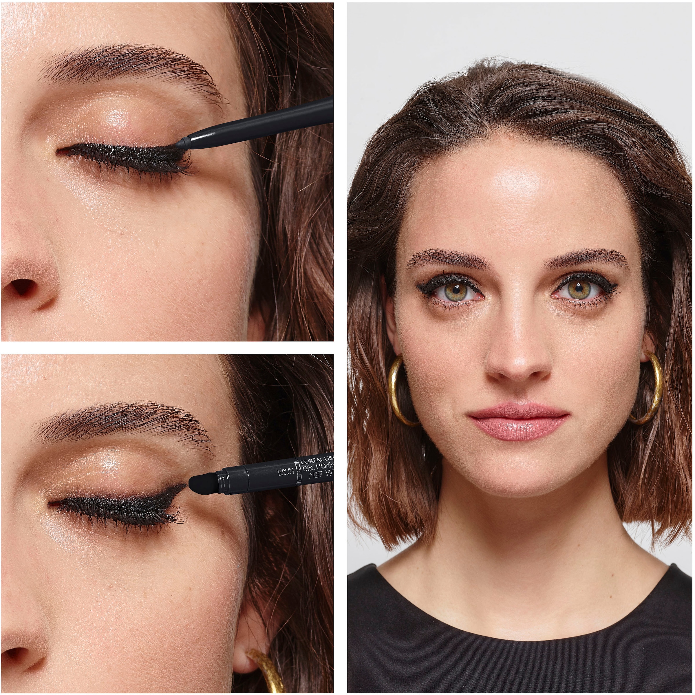 L'ORÉAL PARIS Eyeliner »Infallible Automatic Grip«, mit ausdrucksstarken Ergebnissen