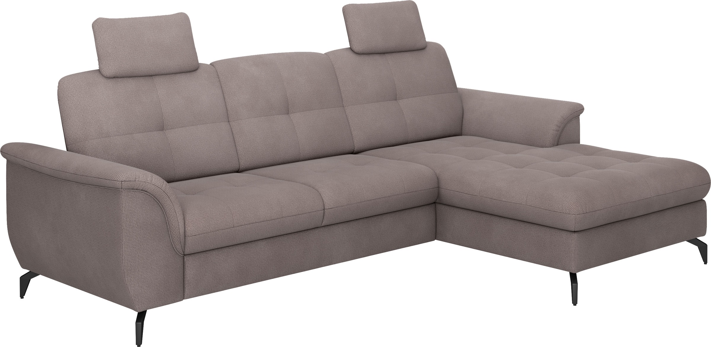 sit&more Ecksofa »Zora L-Form«, wahlweise mit Bettfunktion und Bettkasten