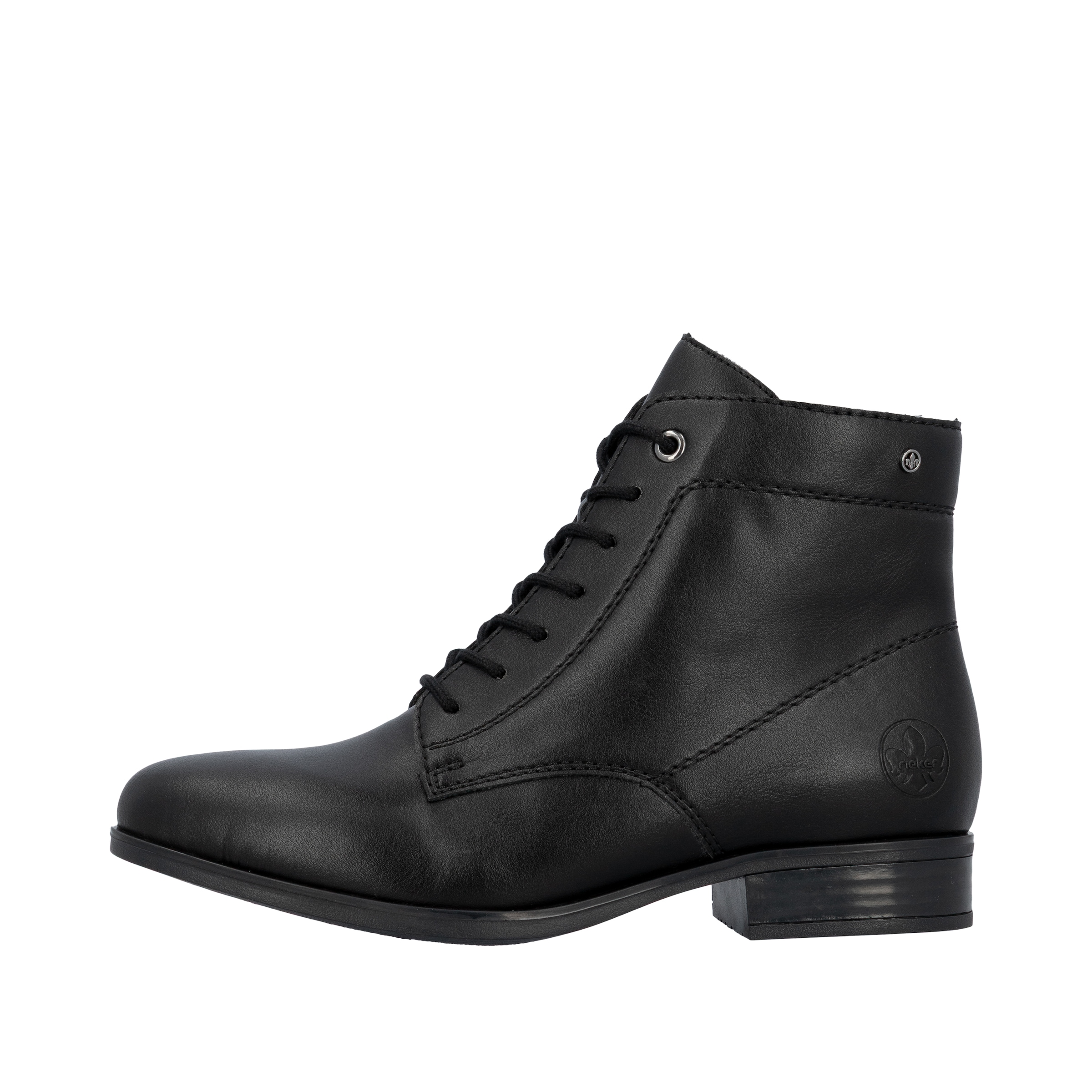 Rieker Schnürstiefelette  Klassik-Stiefelette, Schnürboots mit Reißverschluss