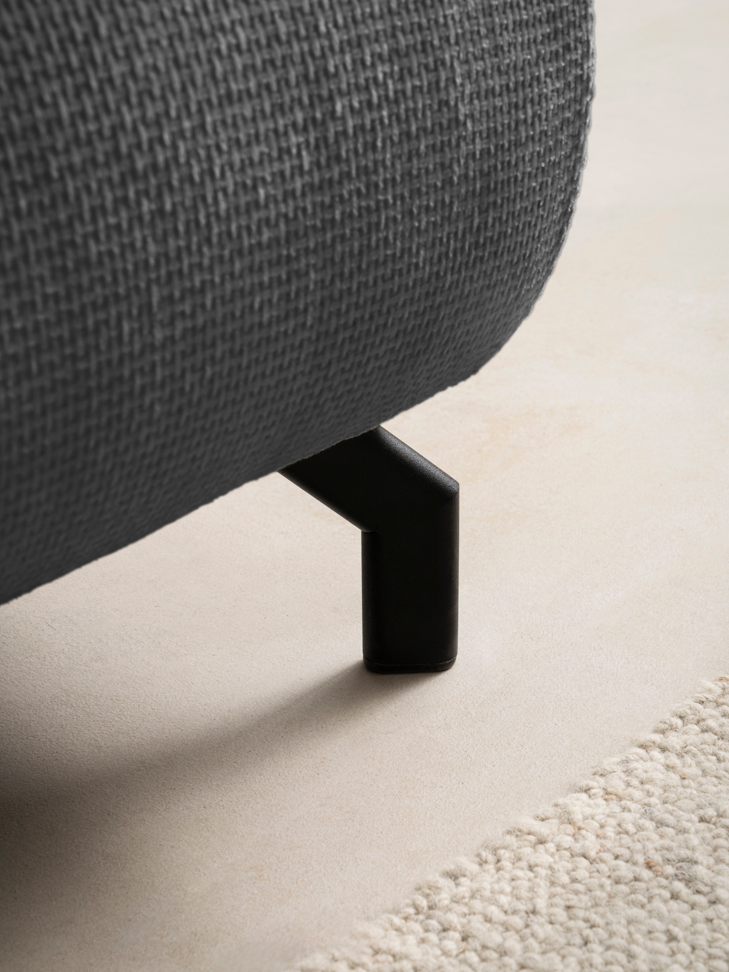 OTTO home Ecksofa »KELLIE, L-Form, 315 cm, verstellbare Armlehne, Metallfüße,« wahlweise Recamiere links o. rechts, Chenille-Stoff, hoher Sitzkomfort