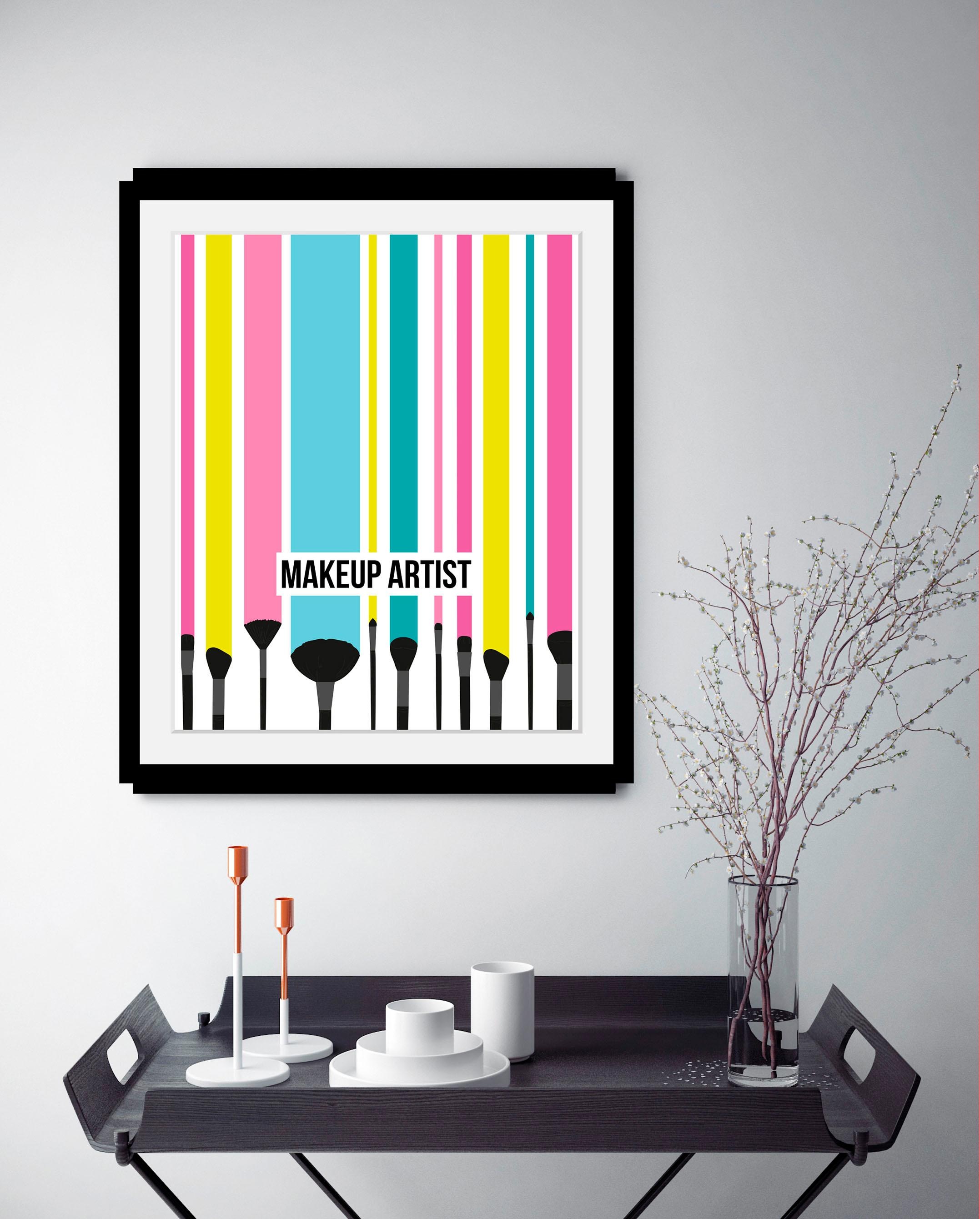 queence Bild »Makeup Artist«, Schriftzüge-Schriftzug-Fashion-Kunst, HD Prem günstig online kaufen