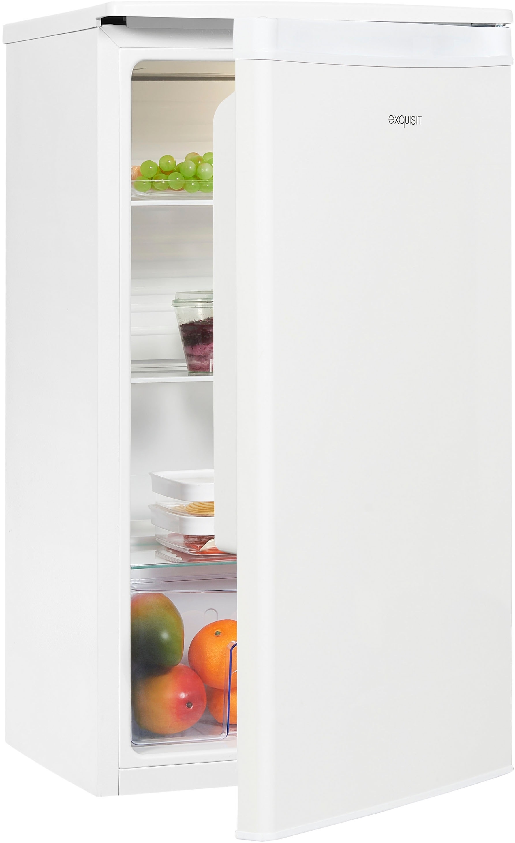 exquisit Vollraumkühlschrank »KS85-V-0O91E weiss« 84,3 cm hoch 45 cm breit günstig online kaufen