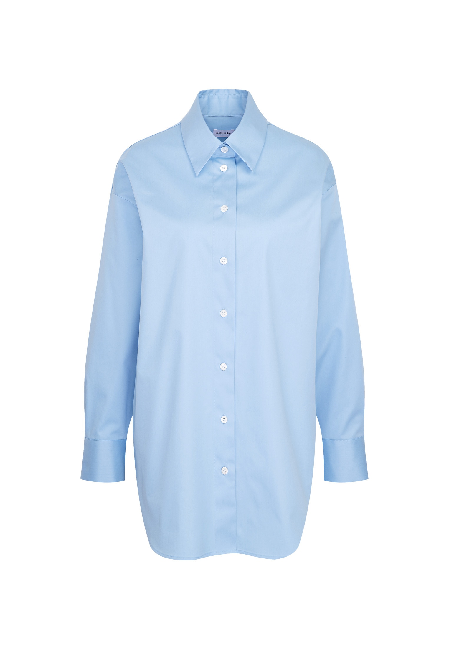 seidensticker Longbluse, 1/1 Kragen Uni