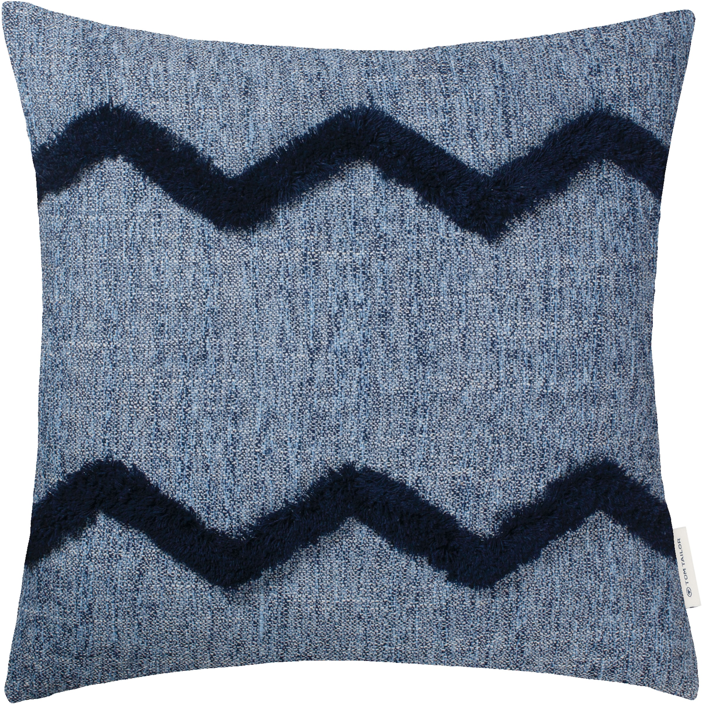 Kissenhülle »Structured Zag« mit Fransenapplikation günstig online kaufen