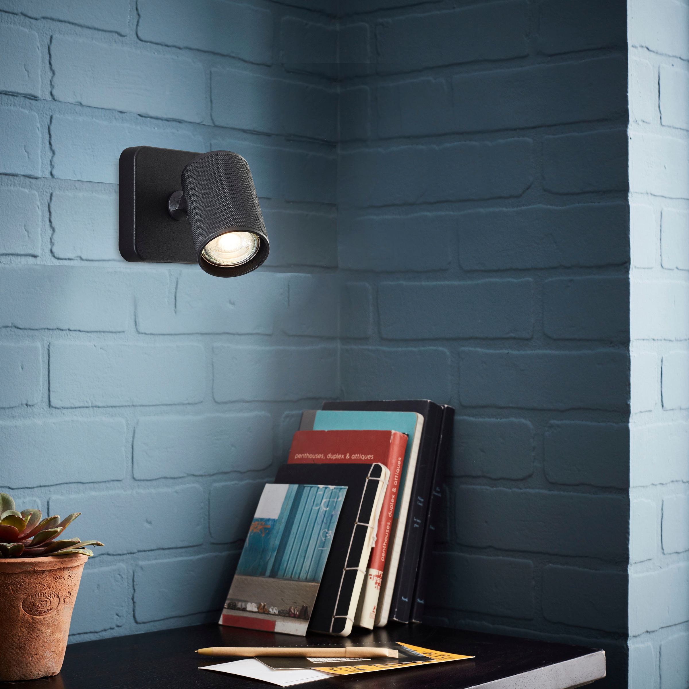 Brilliant Wandstrahler »Marty«, 1 flammig, Leuchtmittel GU10   LED wechselb günstig online kaufen