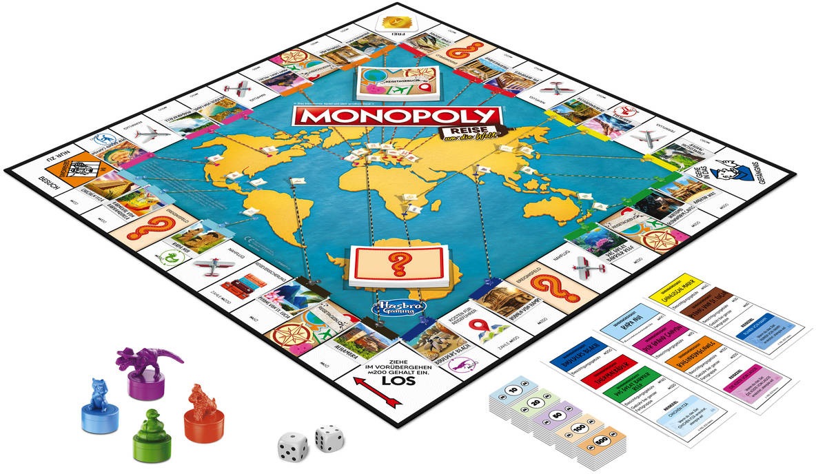 Hasbro Spiel »Monopoly Reise um die Welt«