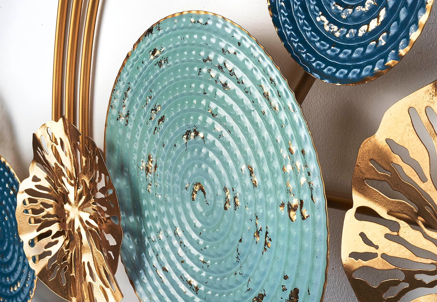 locker Wanddekoobjekt »Wandbild GOLDEN CIRCLES«