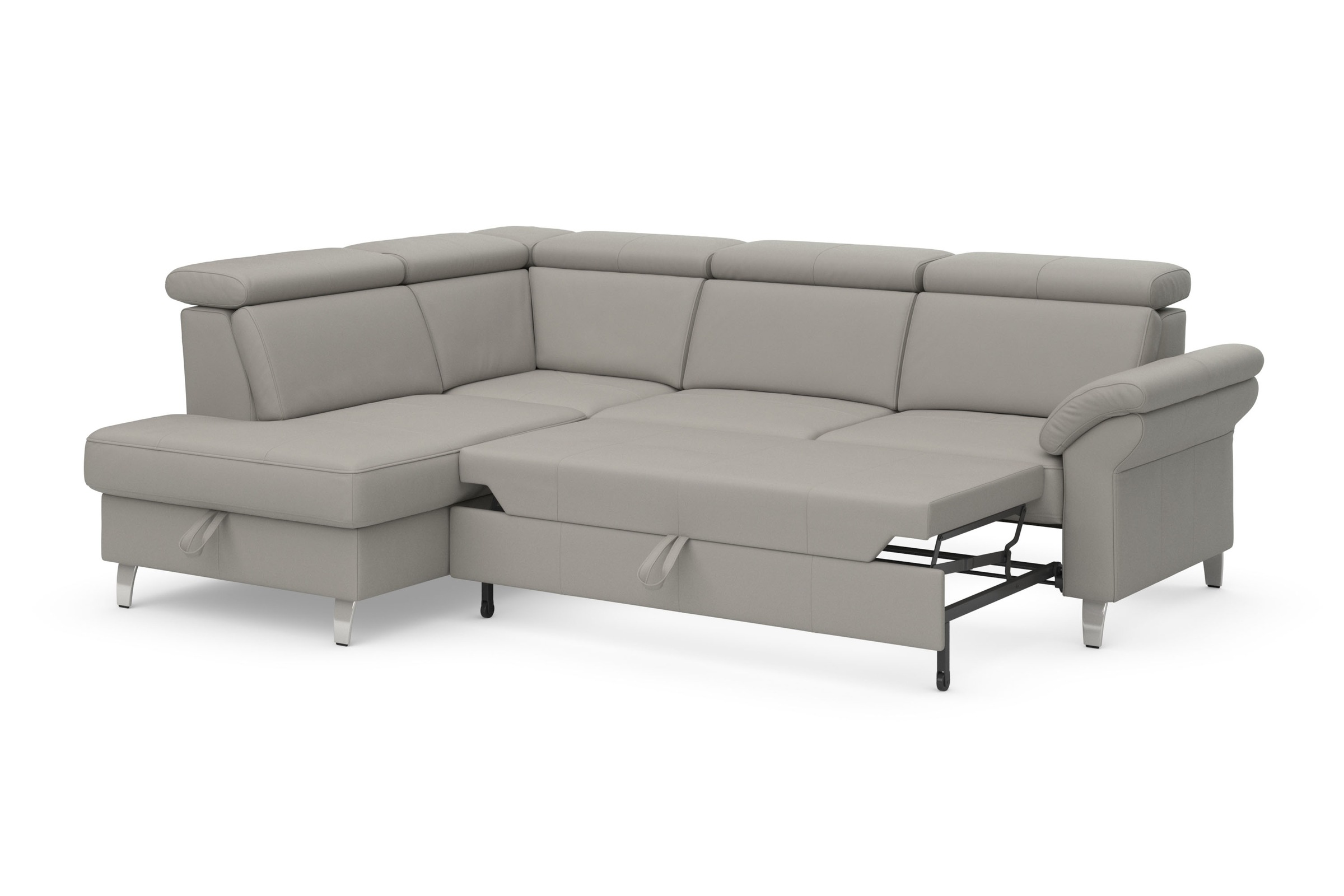 sit&more Ecksofa, inklusive Kopfteilverstellung, wahlweise mit Bettfunktion und Bettkasten