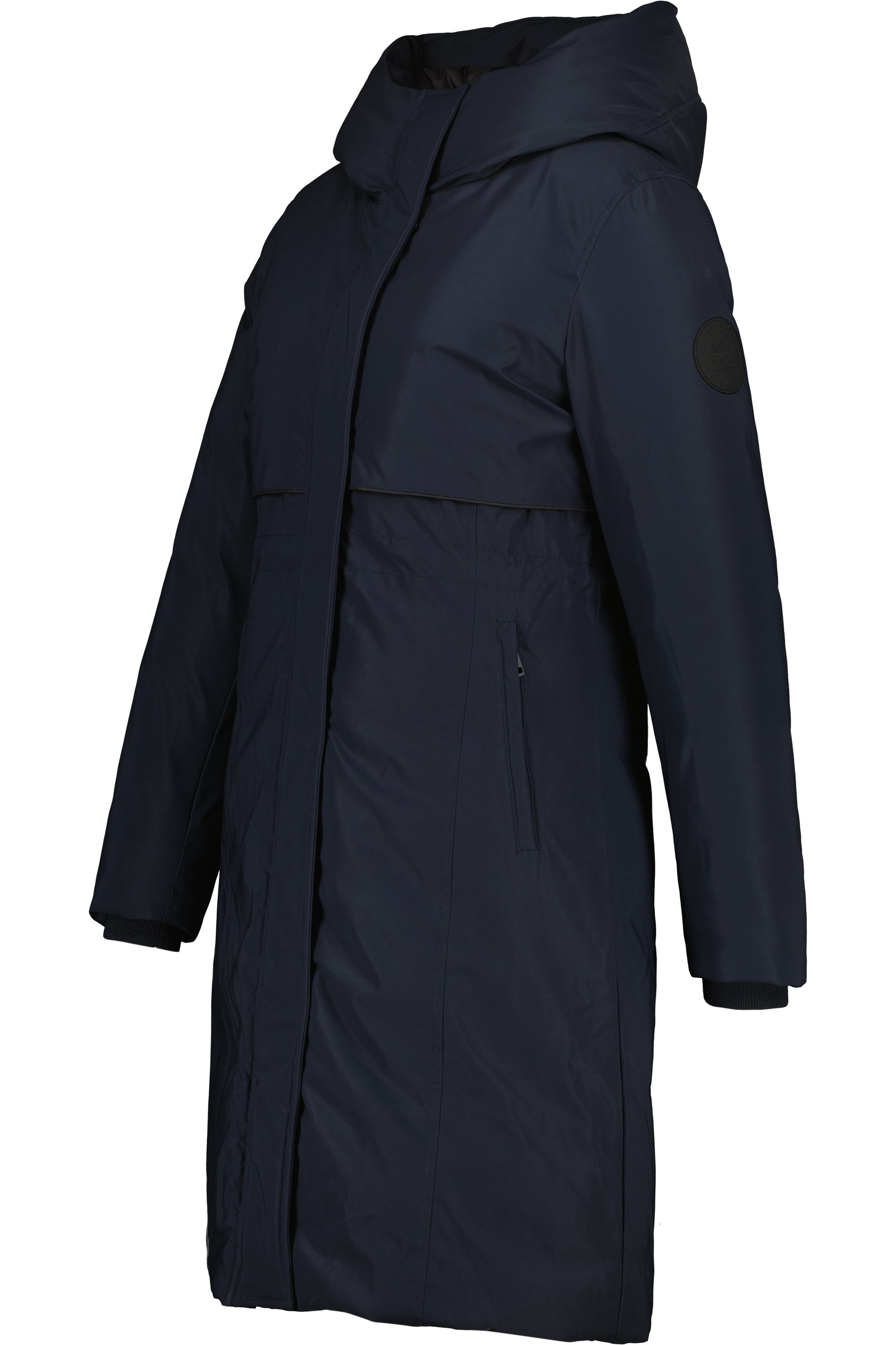 Alife & Kickin Steppjacke »Damen CarsynAK A«, mit Kapuze, Wintermantel mit regulierbarem Taillen- Kordelzug und Kapuze