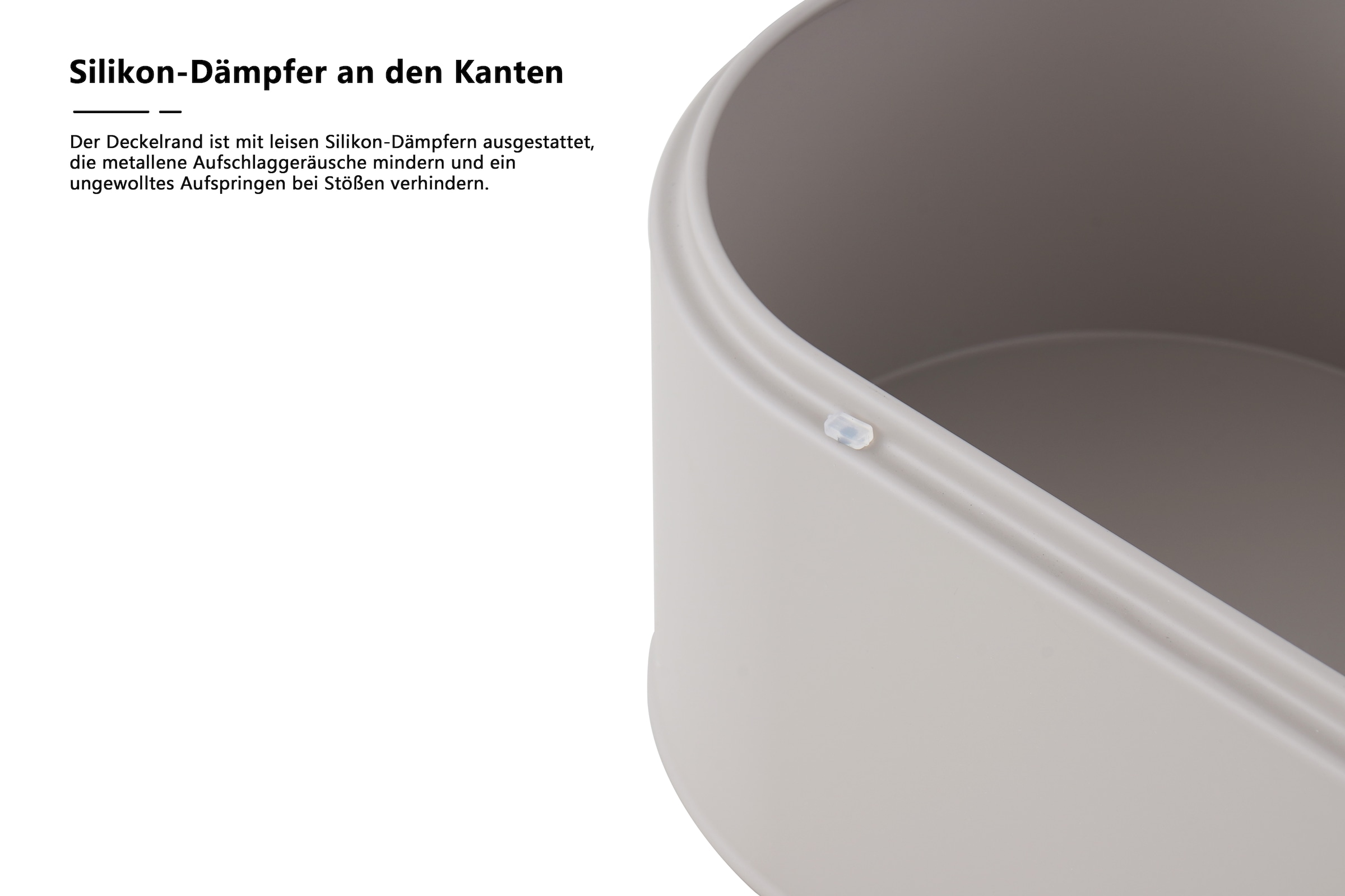 OTTO home Brotkasten »Mallua, mit integrierten Lüftungslöchern auf der Rückseite« Lebensmittelaufbewahrungsbehälter, Brotbox mit Deckel, Höhe 15,6 cm