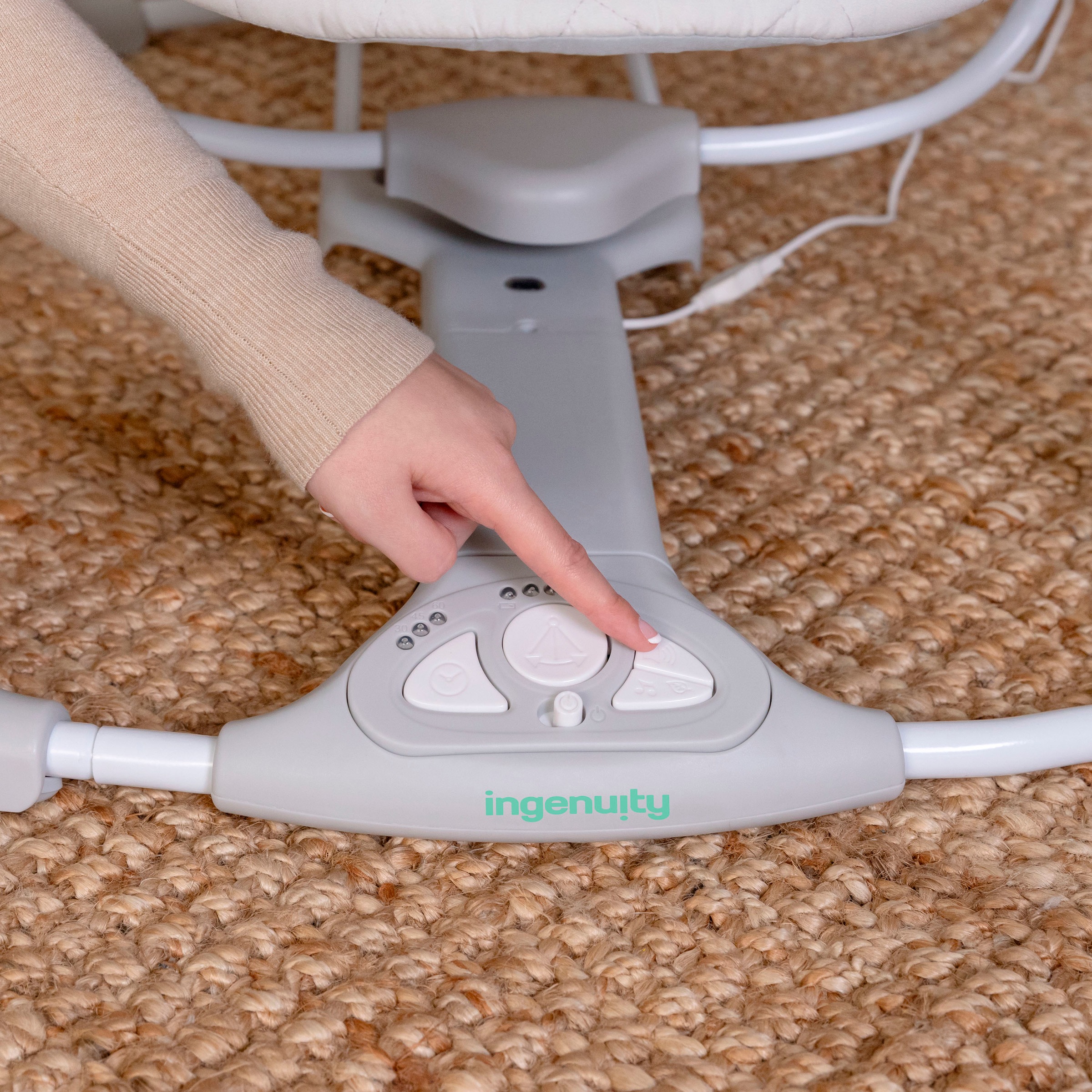 ingenuity Babywippe »Cozy Spot Swing 'n Go Portable Swing«, bis 9 kg, mit Sound-Effekt