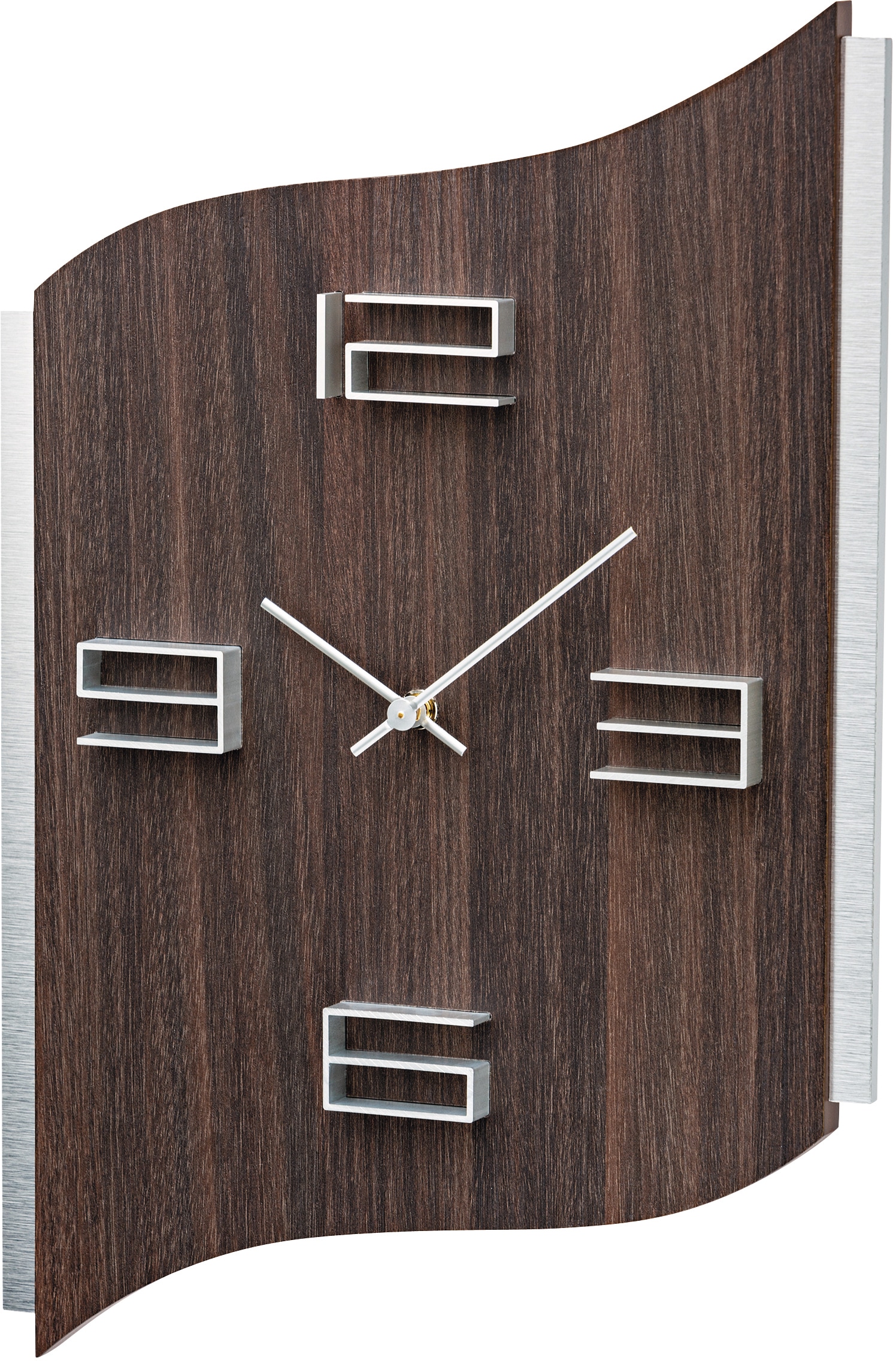 AMS Wanduhr »W9612«, Quarzuhr,Holz,Wohnzimmer,Esszimmer,Küche,Arbeitszimmer günstig online kaufen