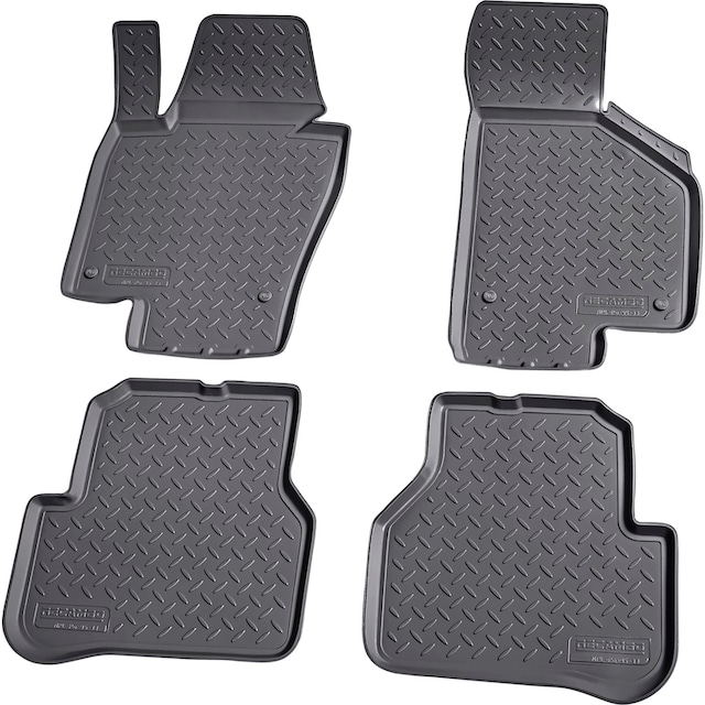 RECAMBO Passform-Fußmatten »CustomComforts«, VW, Passat, (Set, 4 St.), 3C  B6 2005 - 2010, perfekte Passform bestellen