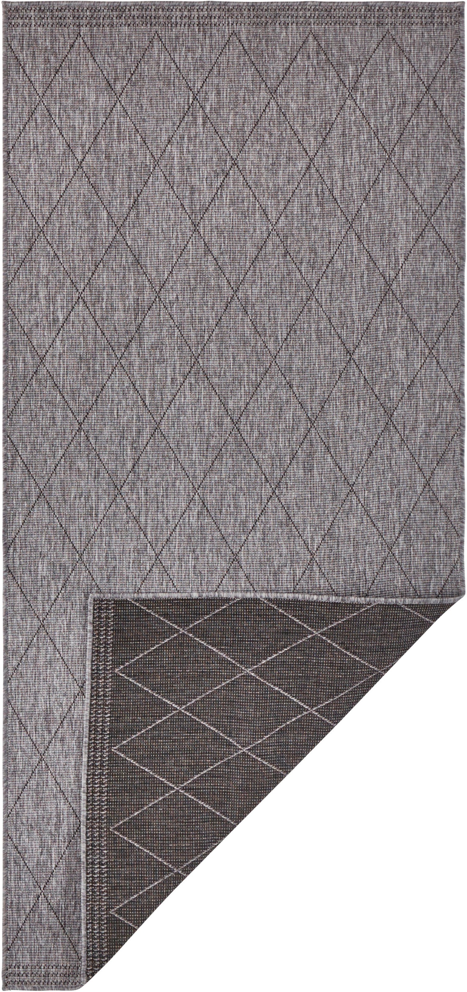 freundin Home Collection Läufer »Daisy«, rechteckig, 5 mm Höhe, In-& Outdoor, Teppich, Wetterfest, Balkon, Garten, Wohnzimmer, Modern