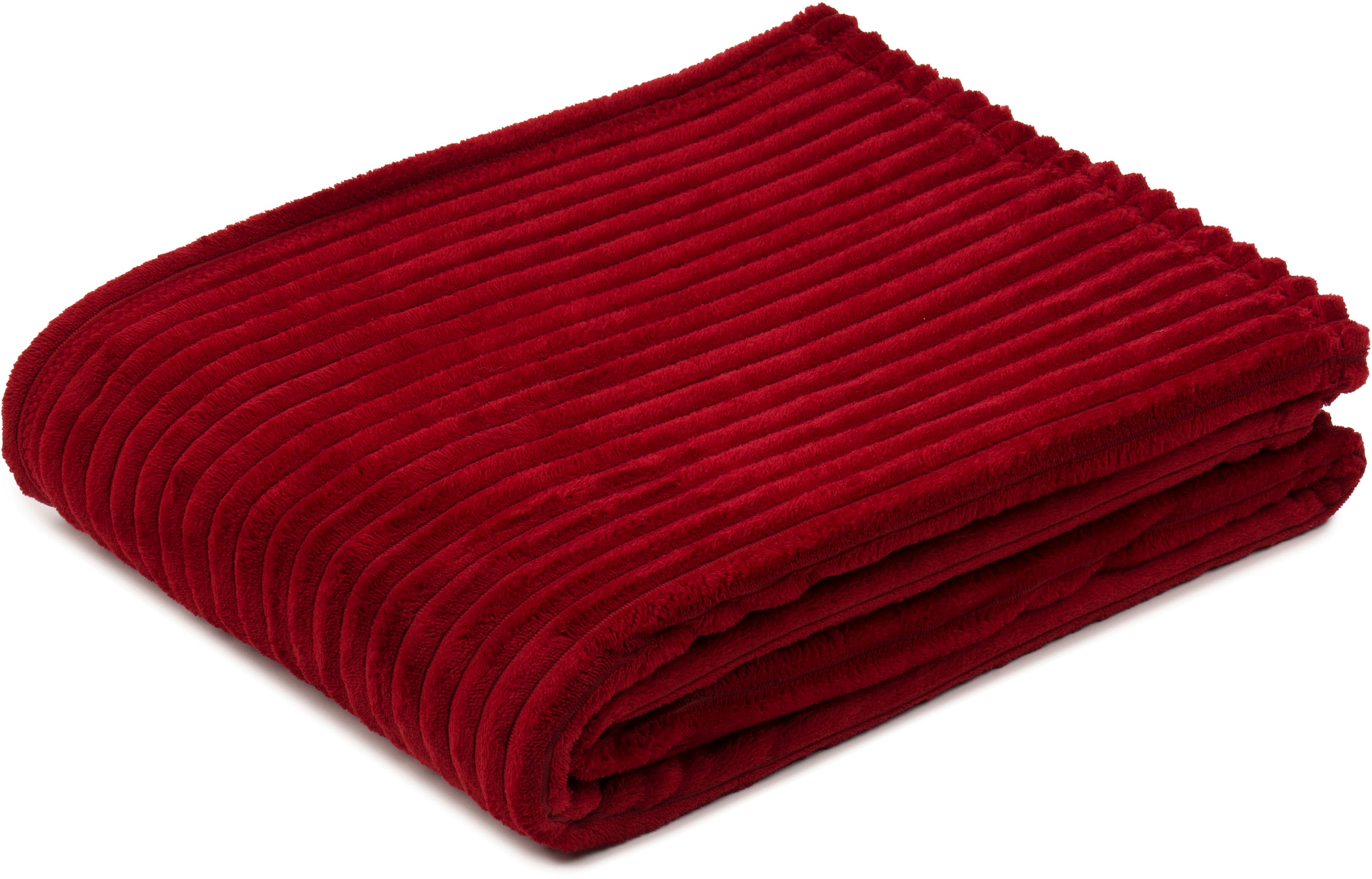 Gözze Wohndecke »Feincord Kuscheldecke«, flauschig weich und wohlig warm günstig online kaufen