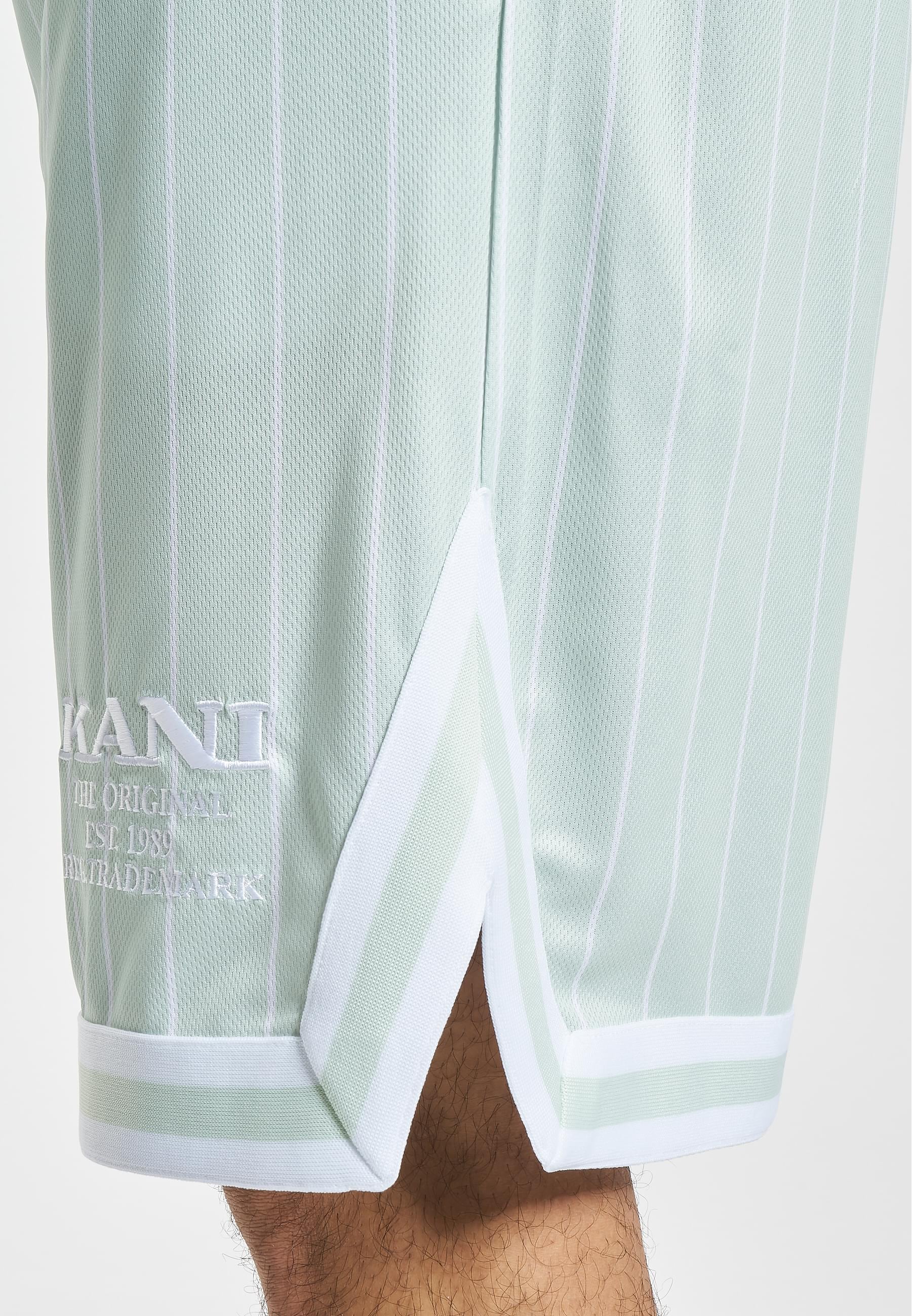 Karl Kani Shorts »Karl Kani Herren KM232-005-1 KK Retro Pinstripes Mesh Shorts«