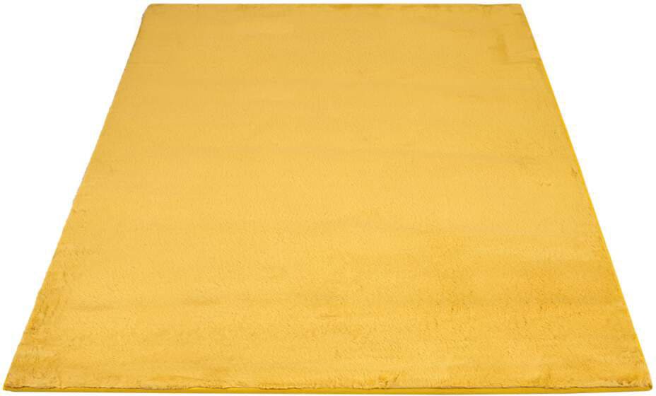 Carpet City Hochflor-Teppich »TOPIA 400«, rechteckig, 21 mm Höhe, Kunstfell-Teppich mit Kaninchenfell-Optik, Haptik, Schlafzimmer