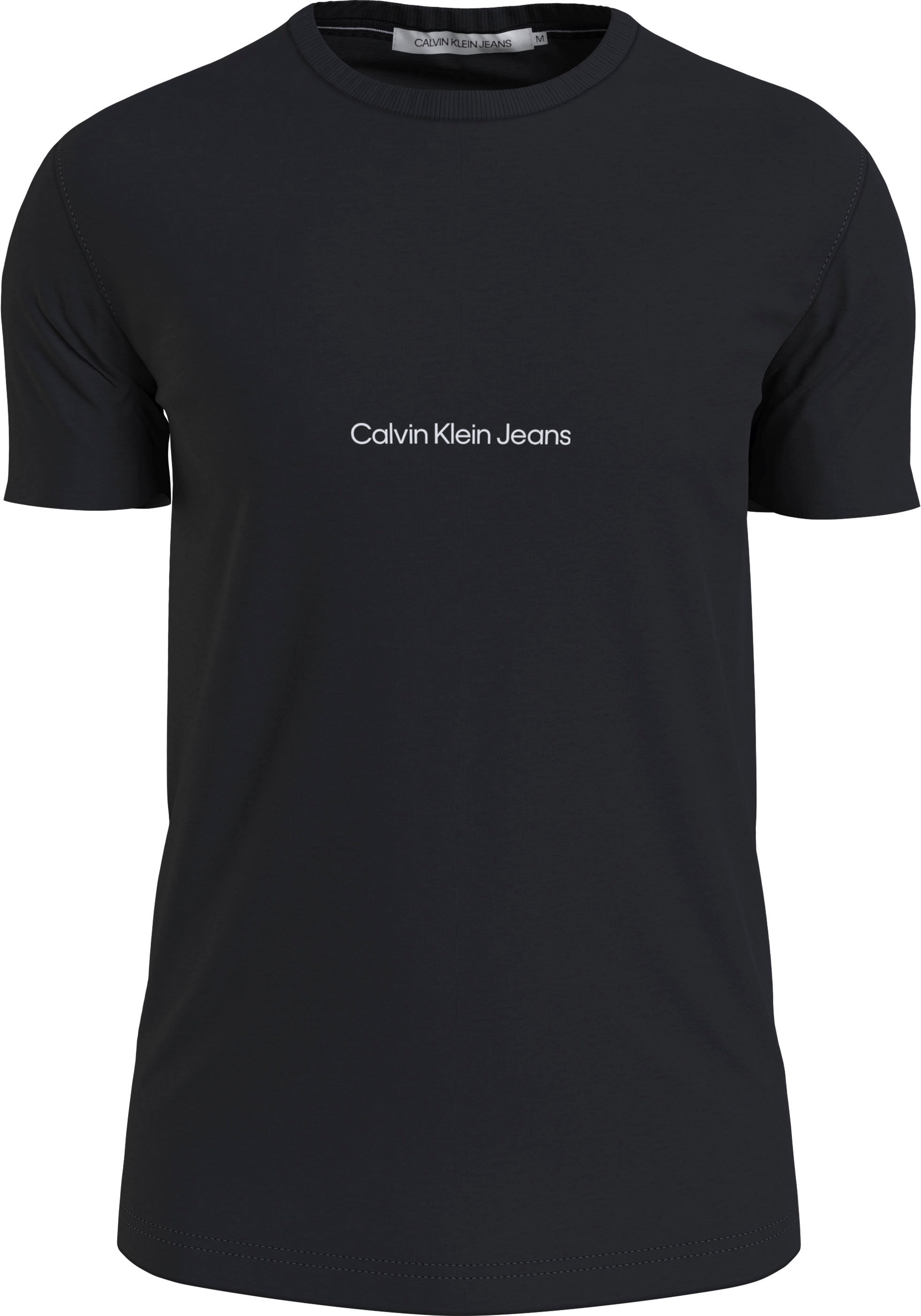 Jeans Jeans mit Klein Calvin kaufen Calvin Klein Kurzarmshirt, Logoprint