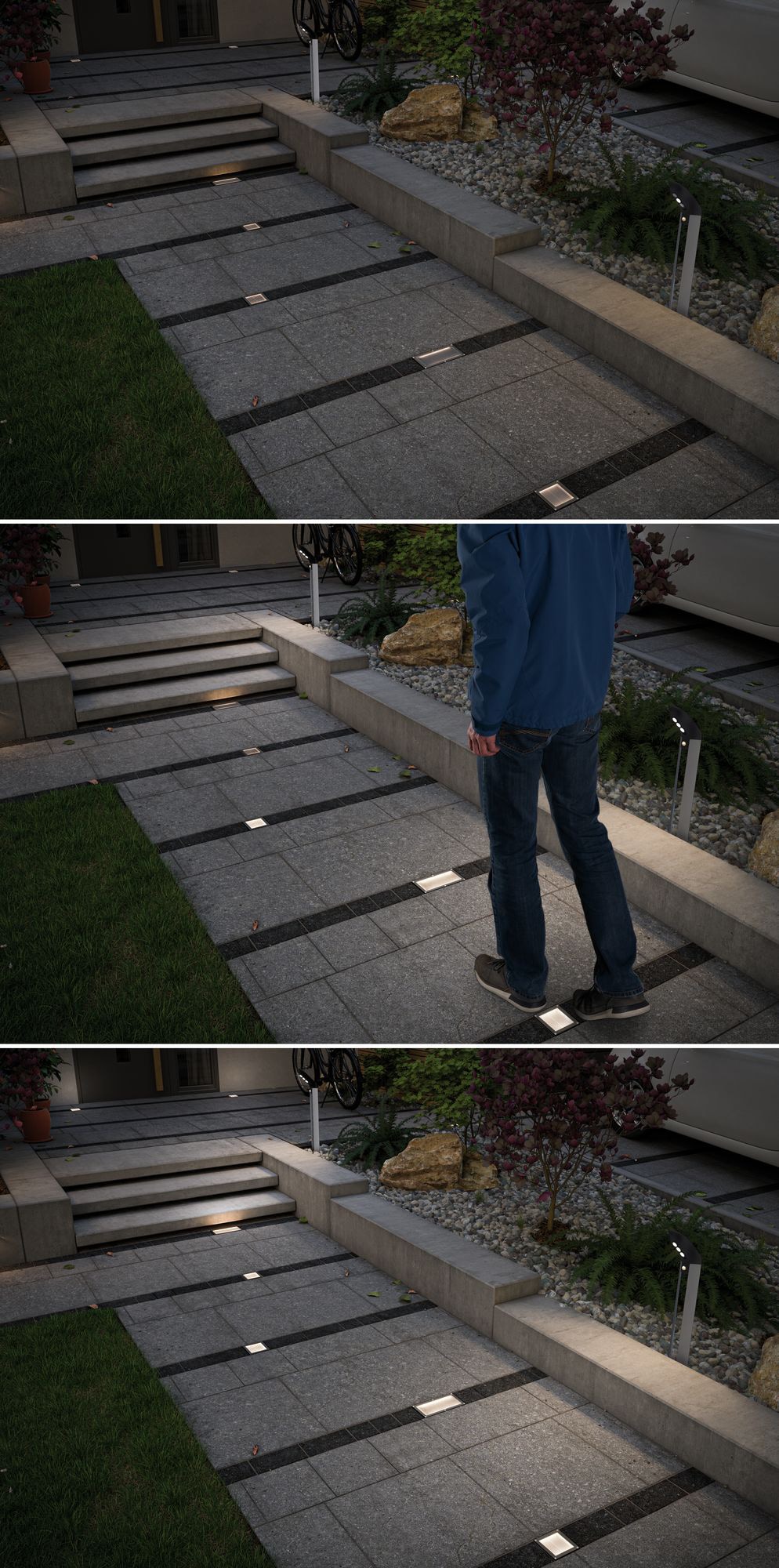 Paulmann LED Einbauleuchte »Aron«, 1 flammig, Leuchtmittel LED-Modul | LED fest integriert, LED-Modul, Bewegungsmelder
