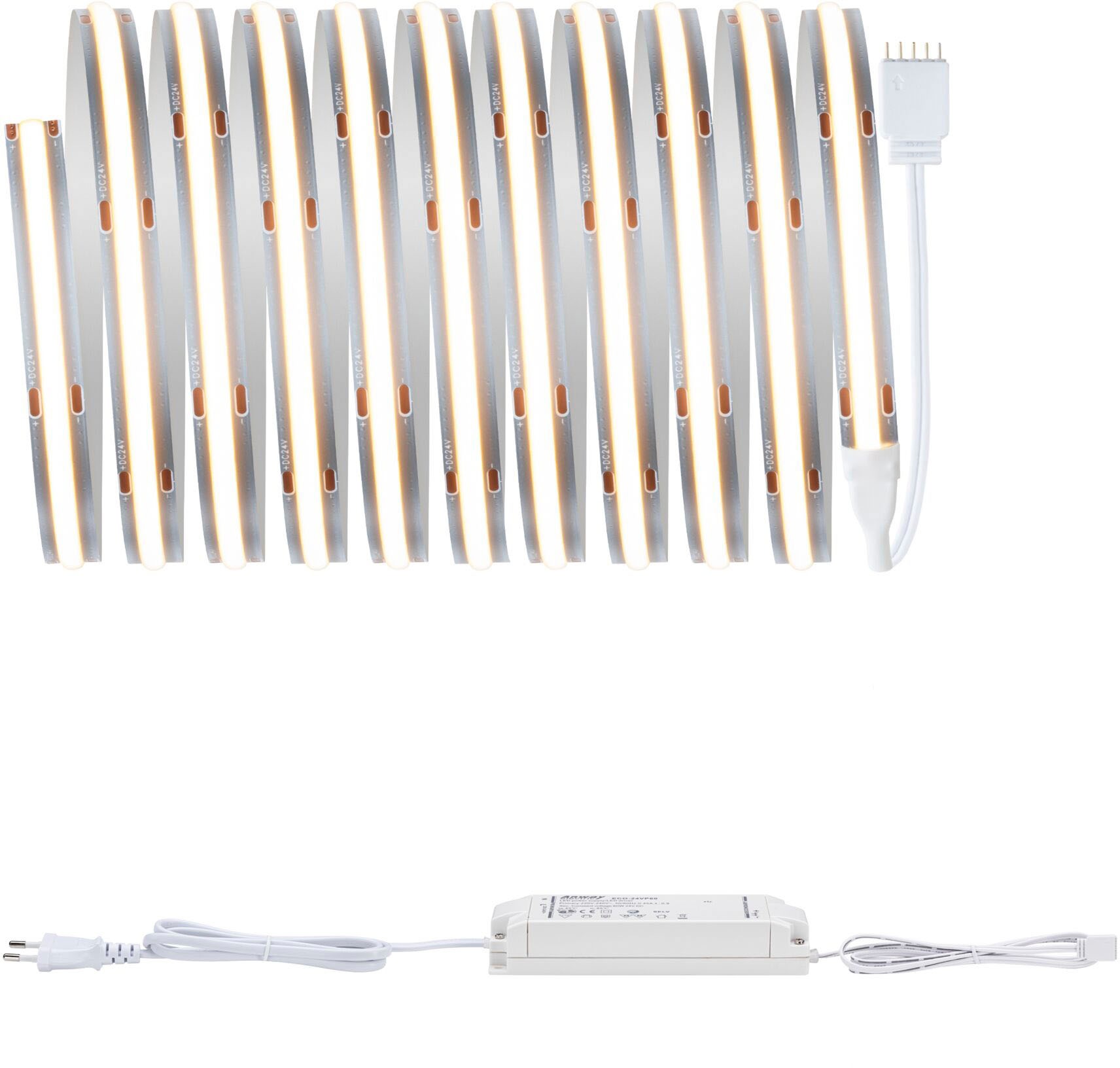 Paulmann LED-Streifen »MaxLED 1000 Full-Line COB Basisset 3m Warmweiß 36W 3240lm 2700K«, 1 St.-flammig